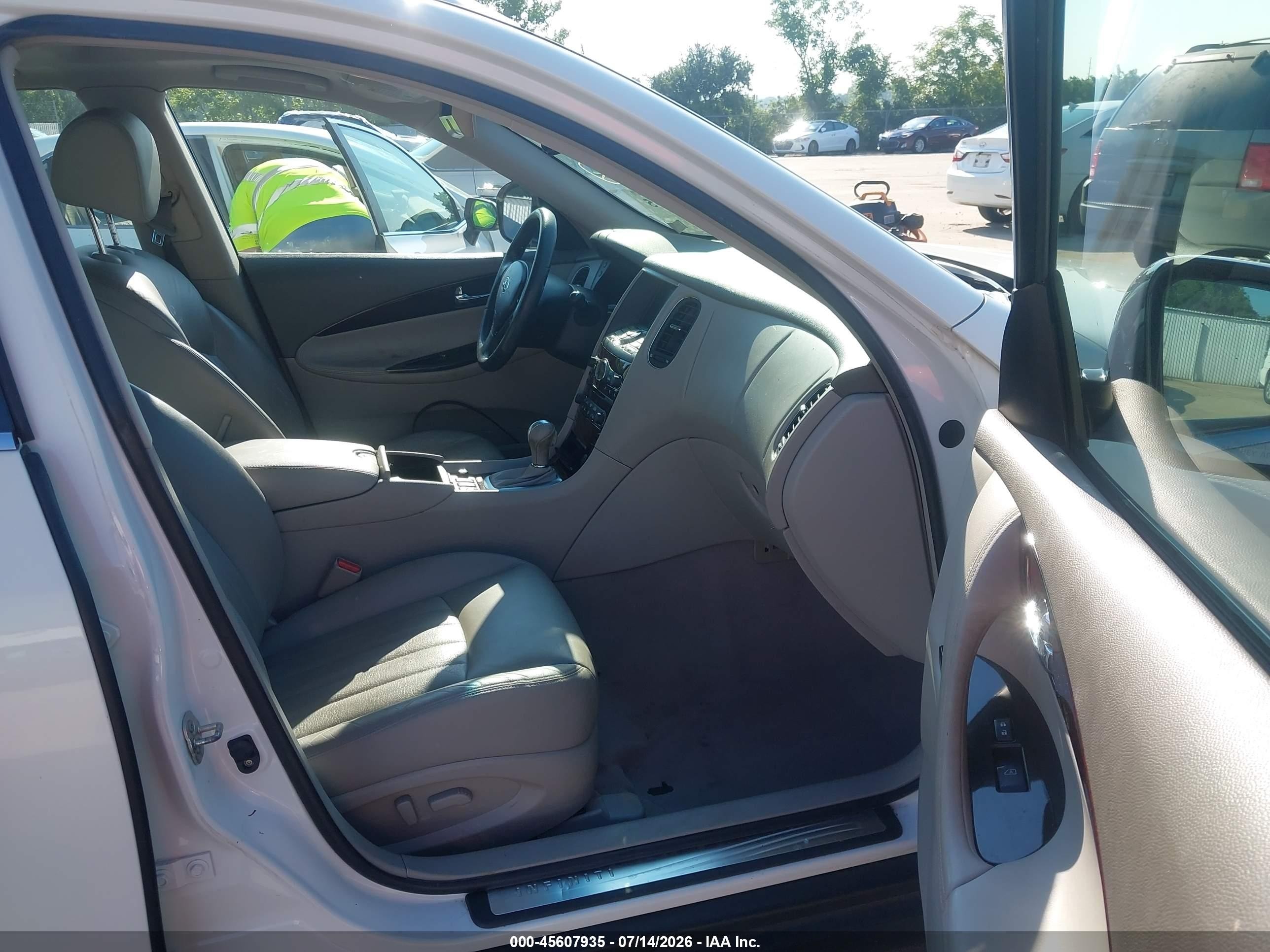 2010 Infiniti Ex35 Journey Белый vin: JN1AJ0HR8AM755026