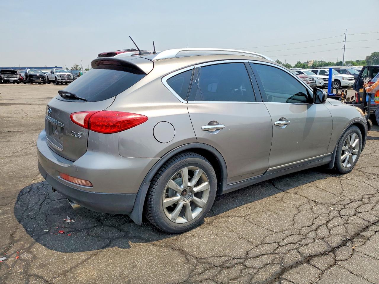 2010 Infiniti Ex35 Base Gray vin: JN1AJ0HR8AM755284