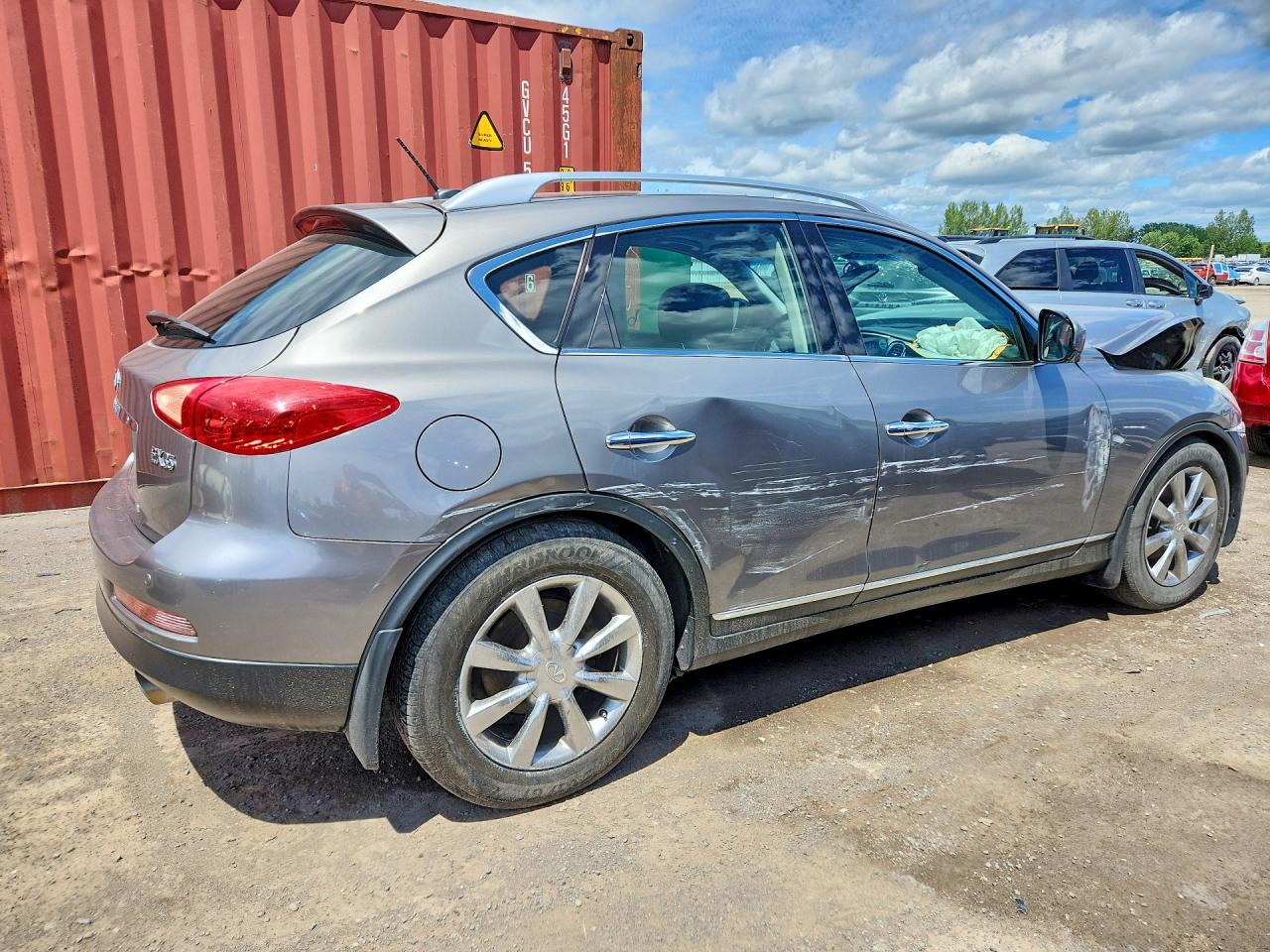 2010 Infiniti Ex35 Base Gray vin: JN1AJ0HR9AM751275