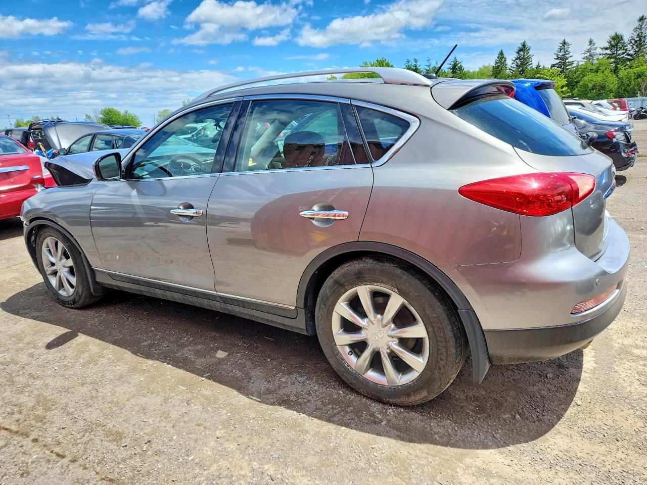 2010 Infiniti Ex35 Base Gray vin: JN1AJ0HR9AM751275