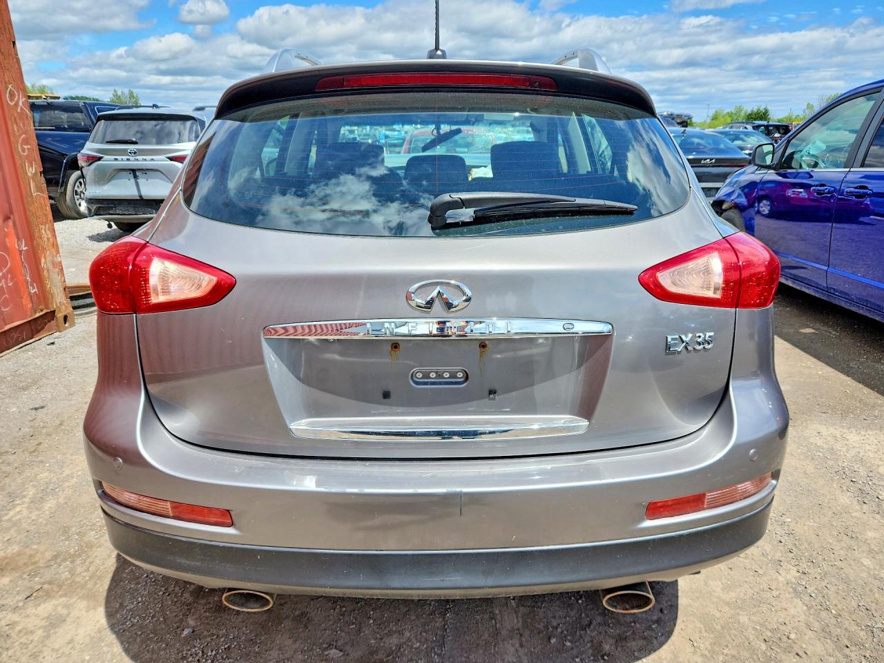 2010 Infiniti Ex35 Base Gray vin: JN1AJ0HR9AM751275