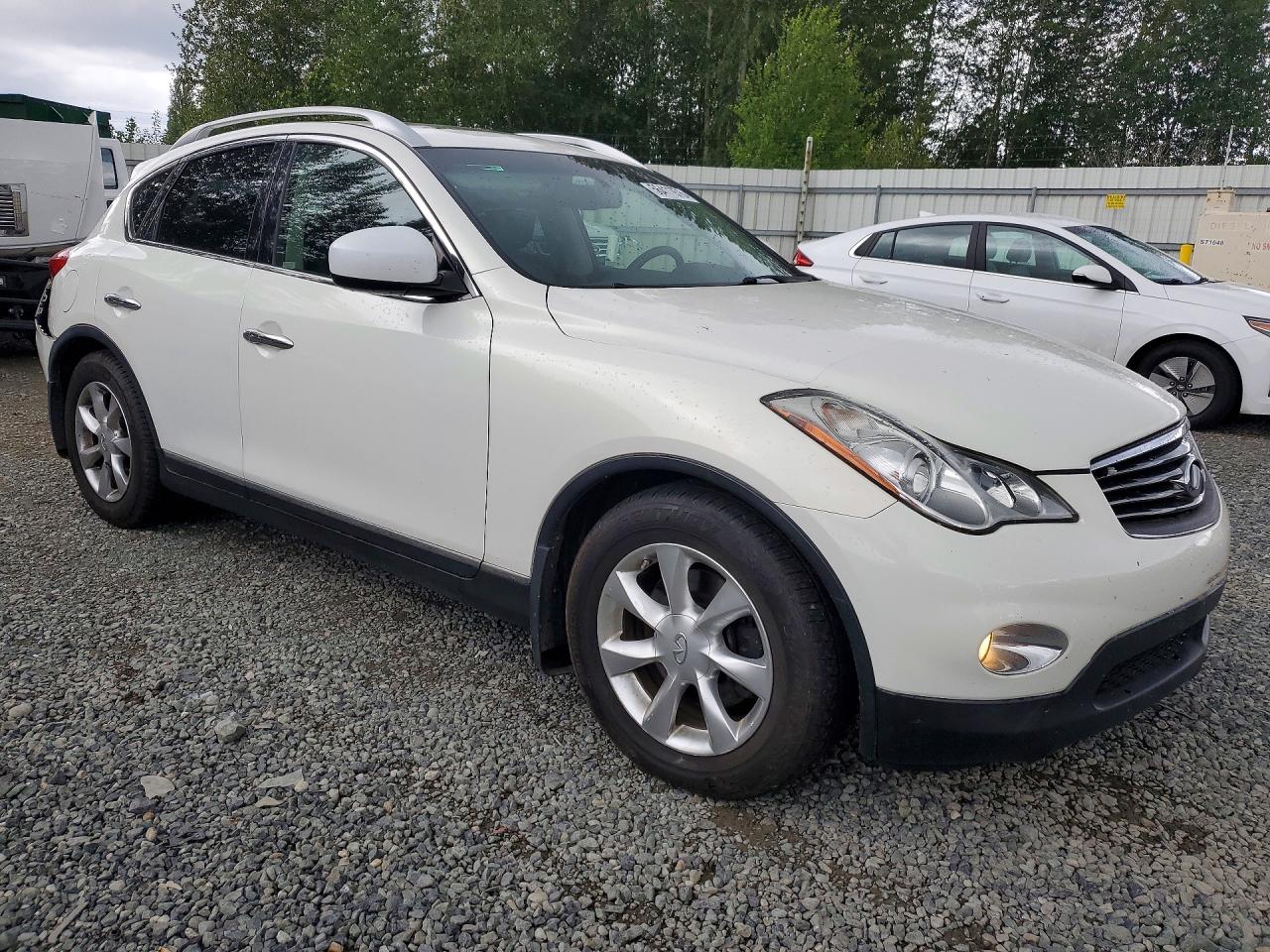 2010 Infiniti Ex35 Base White vin: JN1AJ0HR9AM751440