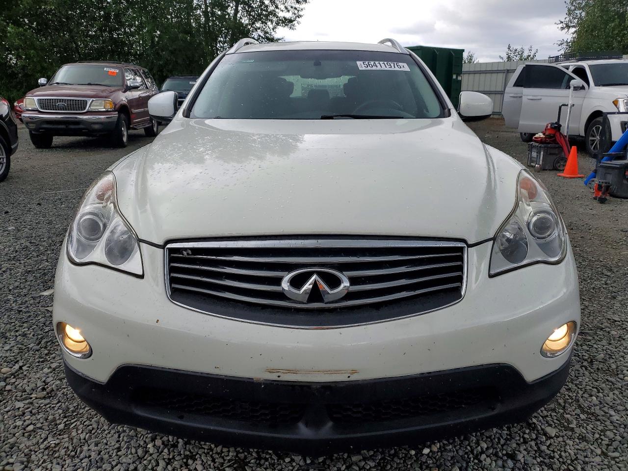 2010 Infiniti Ex35 Base White vin: JN1AJ0HR9AM751440