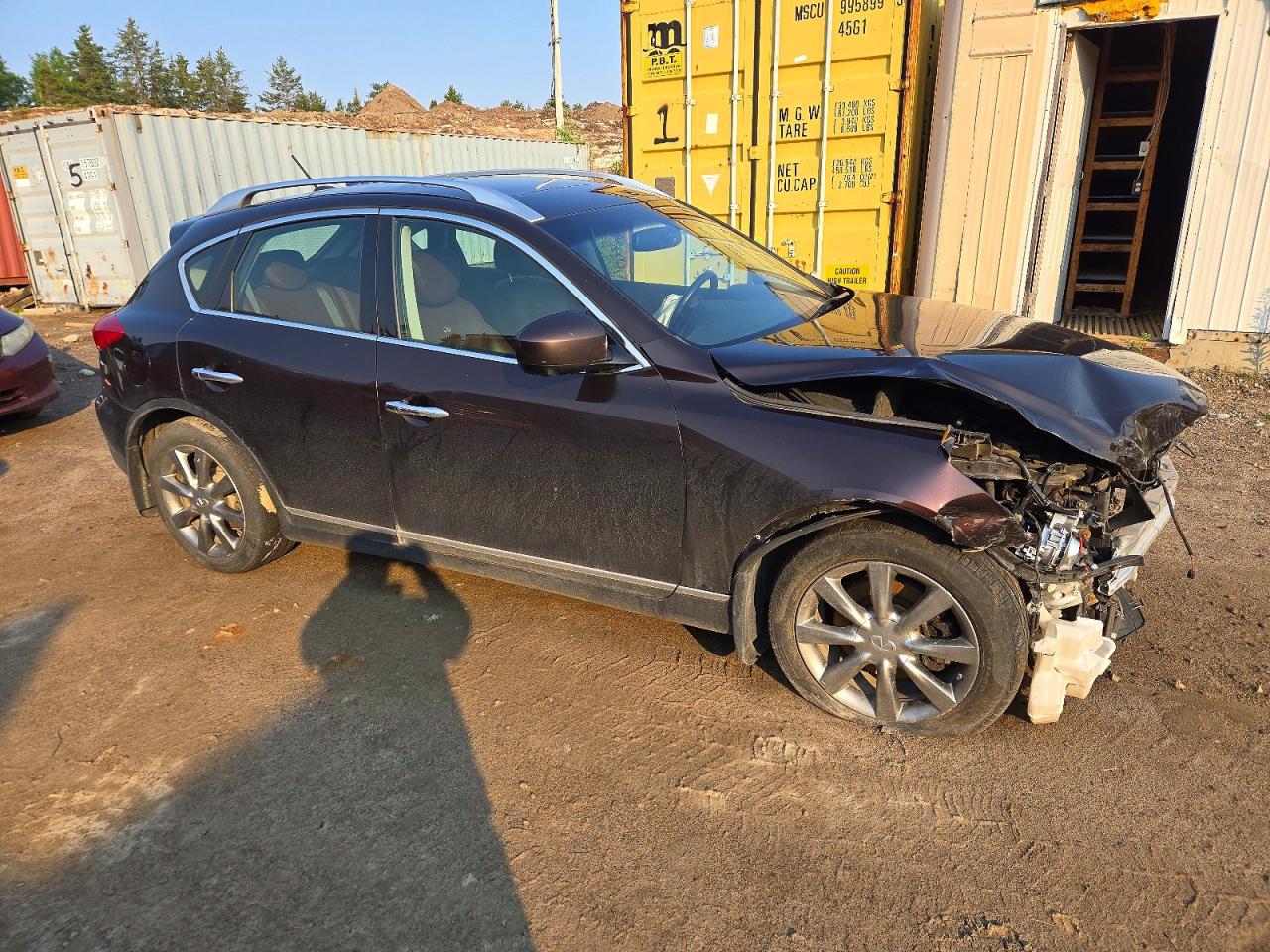 2010 Infiniti Ex35 Base Фиолетовый vin: JN1AJ0HR9AM752572