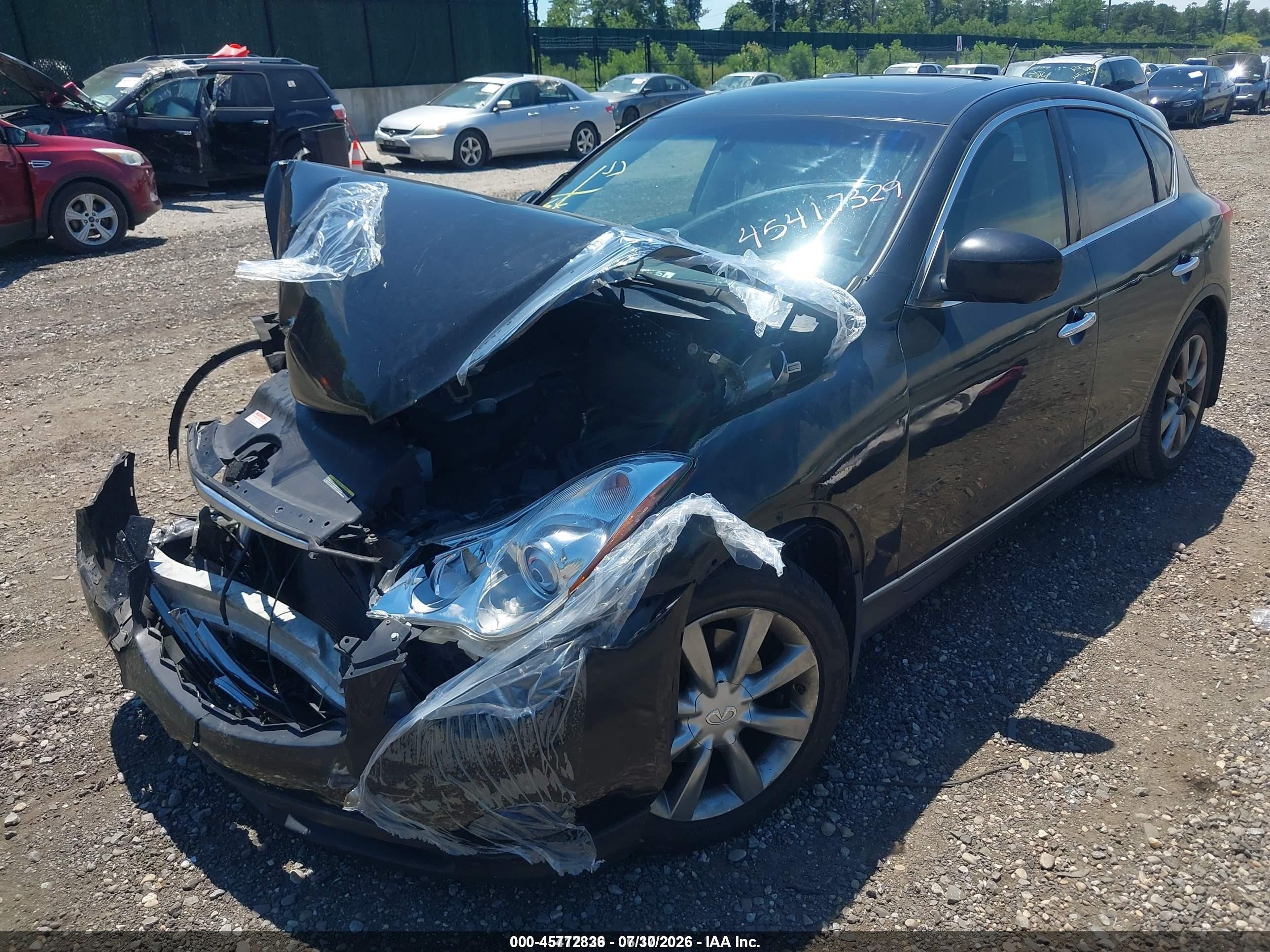 2010 Infiniti Ex35 Journey Черный vin: JN1AJ0HR9AM754547