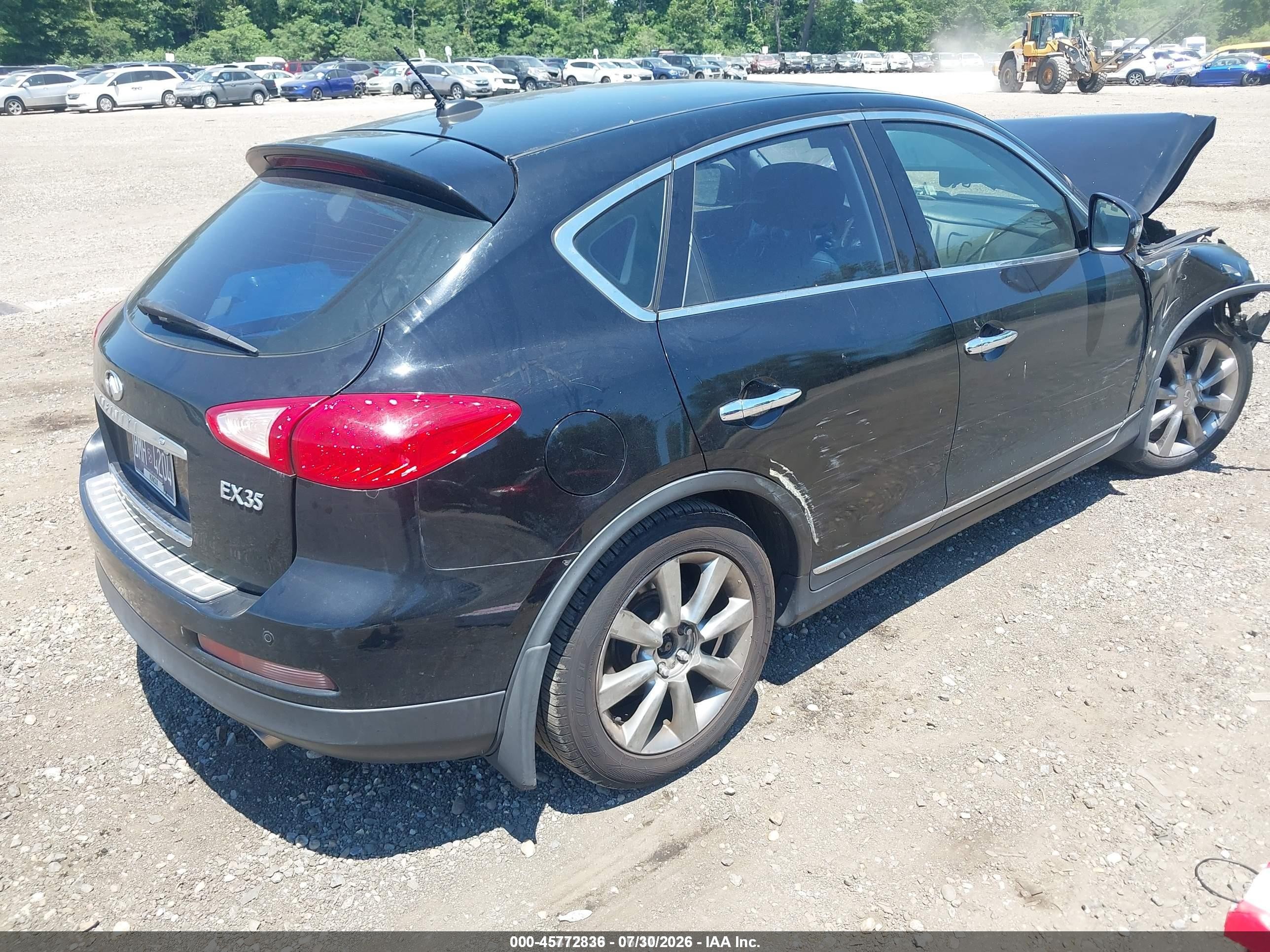 2010 Infiniti Ex35 Journey Черный vin: JN1AJ0HR9AM754547
