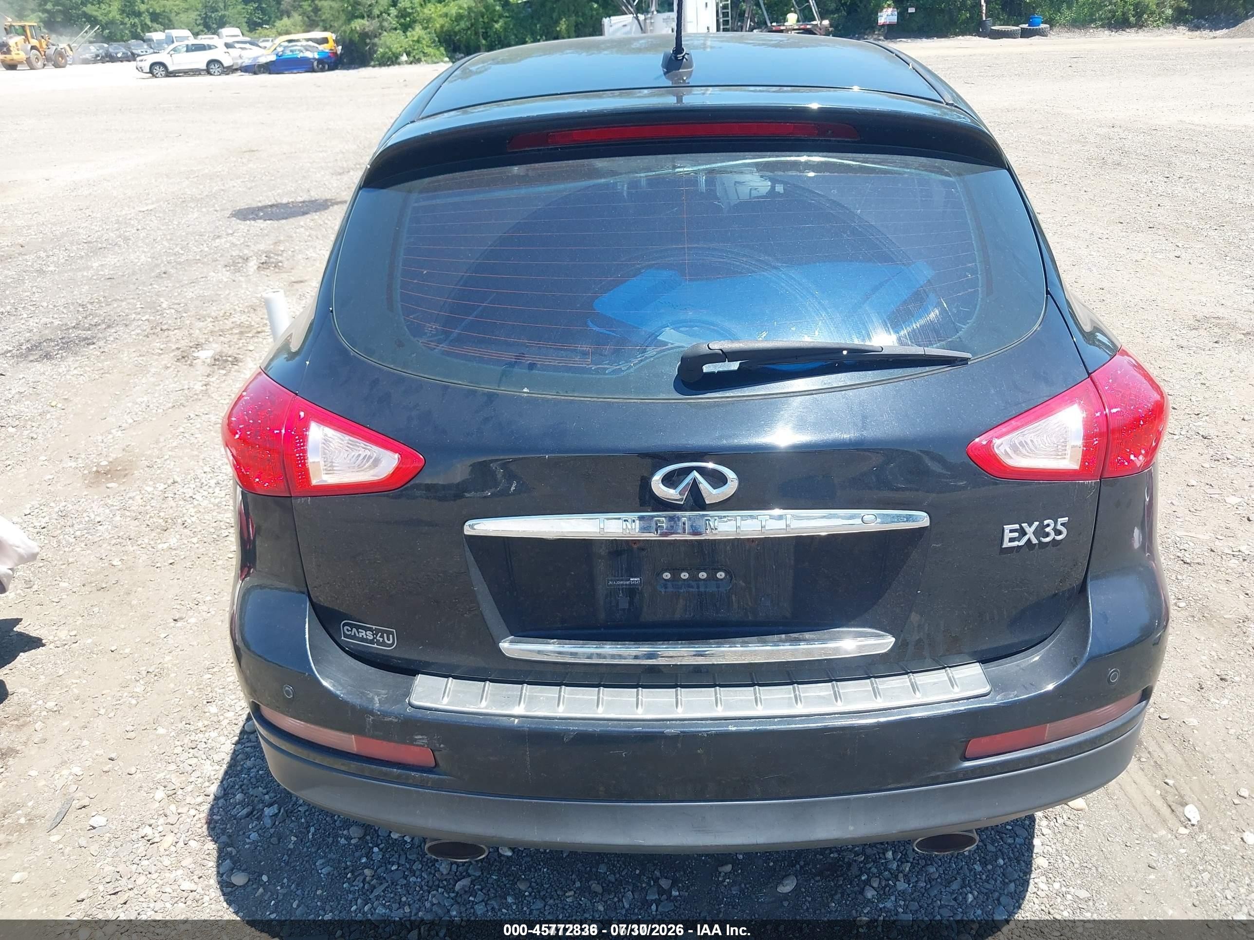 2010 Infiniti Ex35 Journey Черный vin: JN1AJ0HR9AM754547