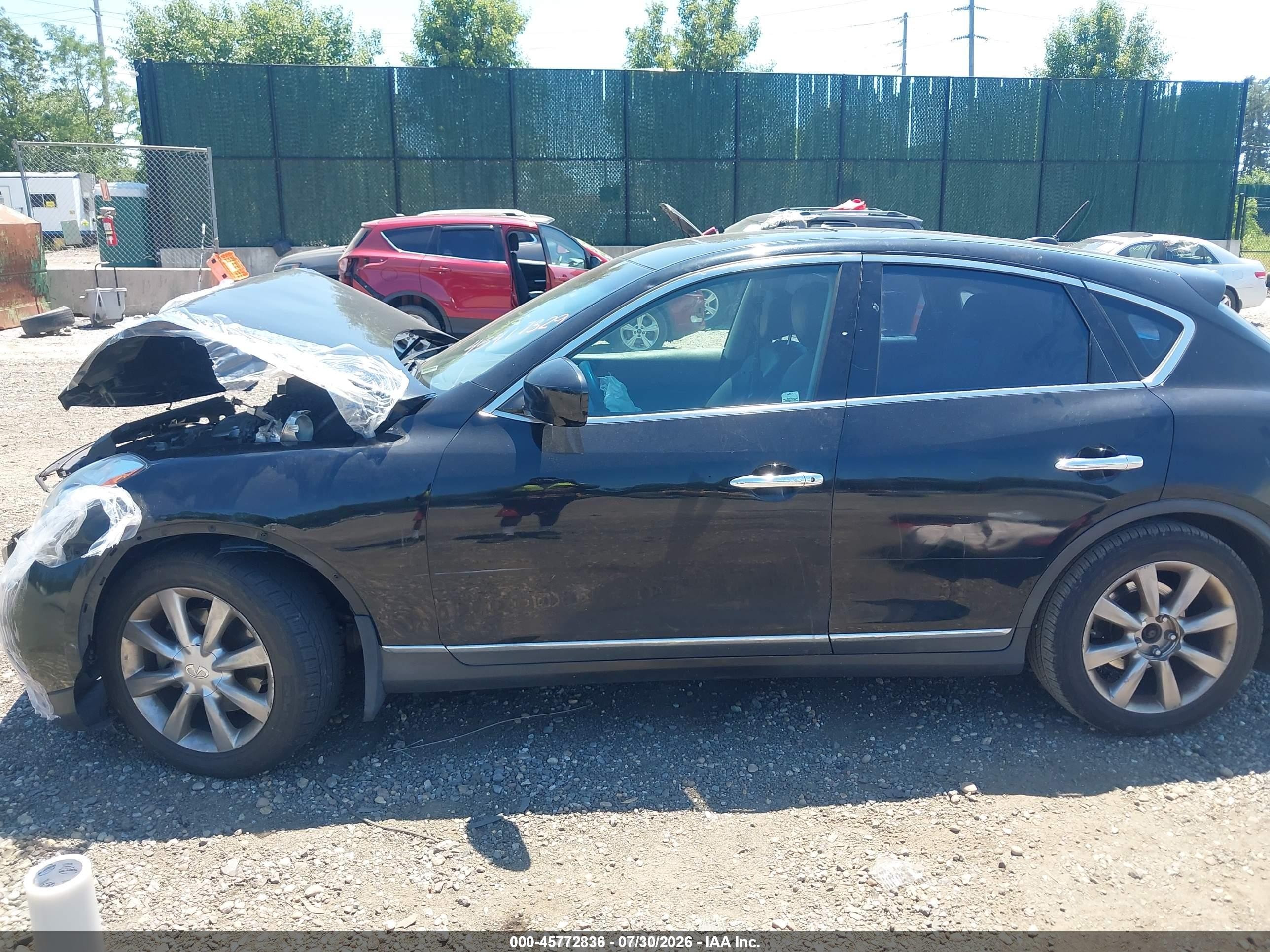 2010 Infiniti Ex35 Journey Черный vin: JN1AJ0HR9AM754547