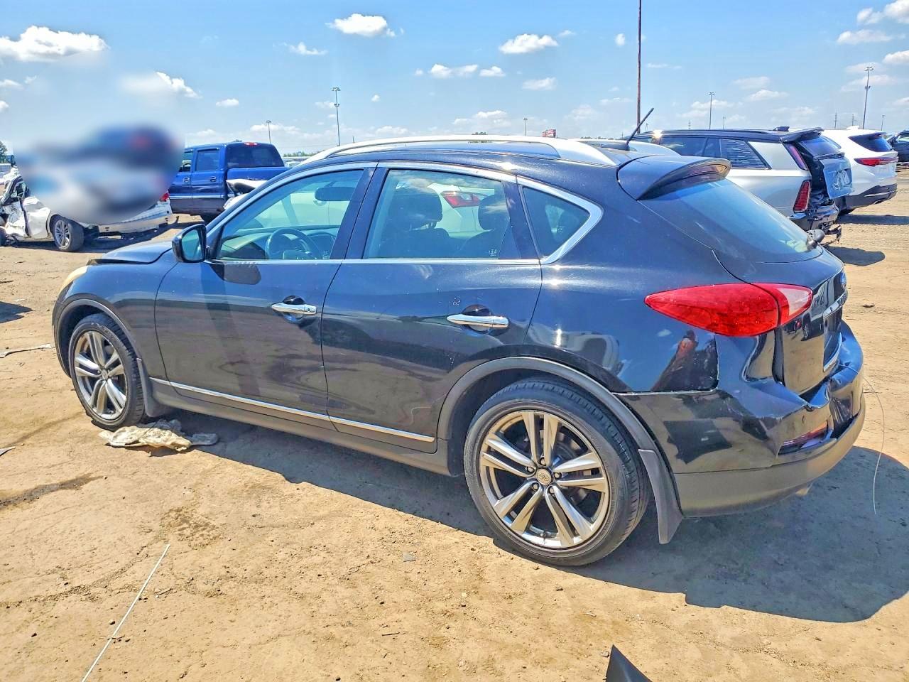 2011 Infi Ex35 Black vin: JN1AJ0HR9BM855055