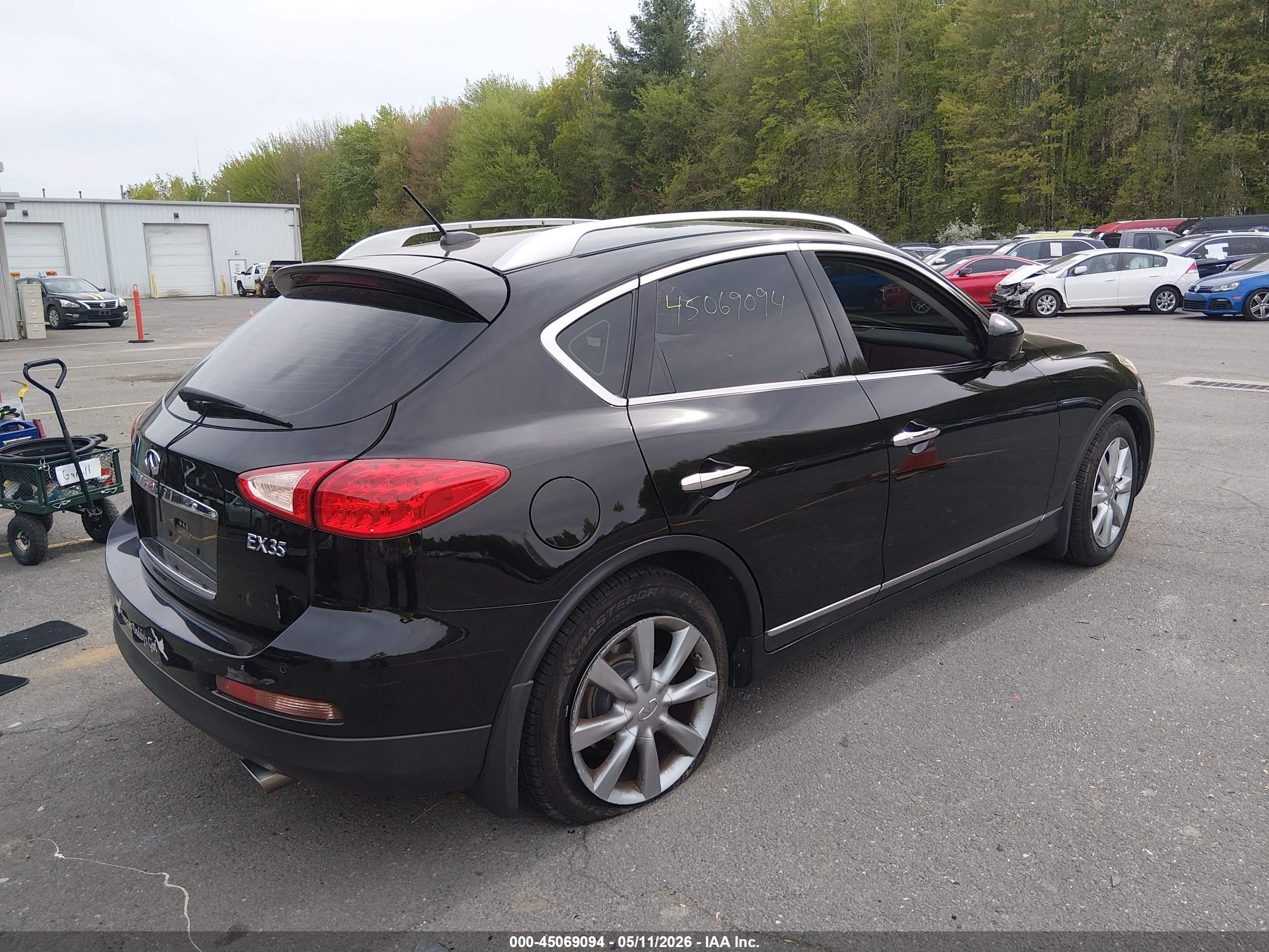 2010 Infiniti Ex35 Journey Black vin: JN1AJ0HRXAM755335