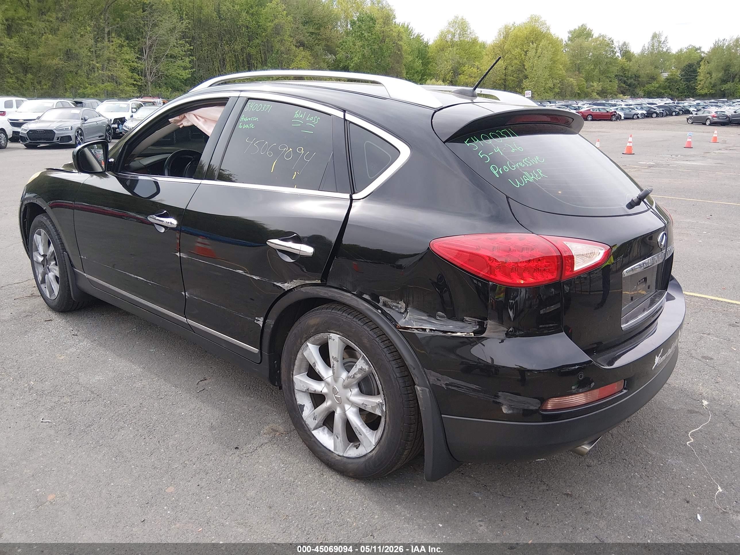 2010 Infiniti Ex35 Journey Black vin: JN1AJ0HRXAM755335
