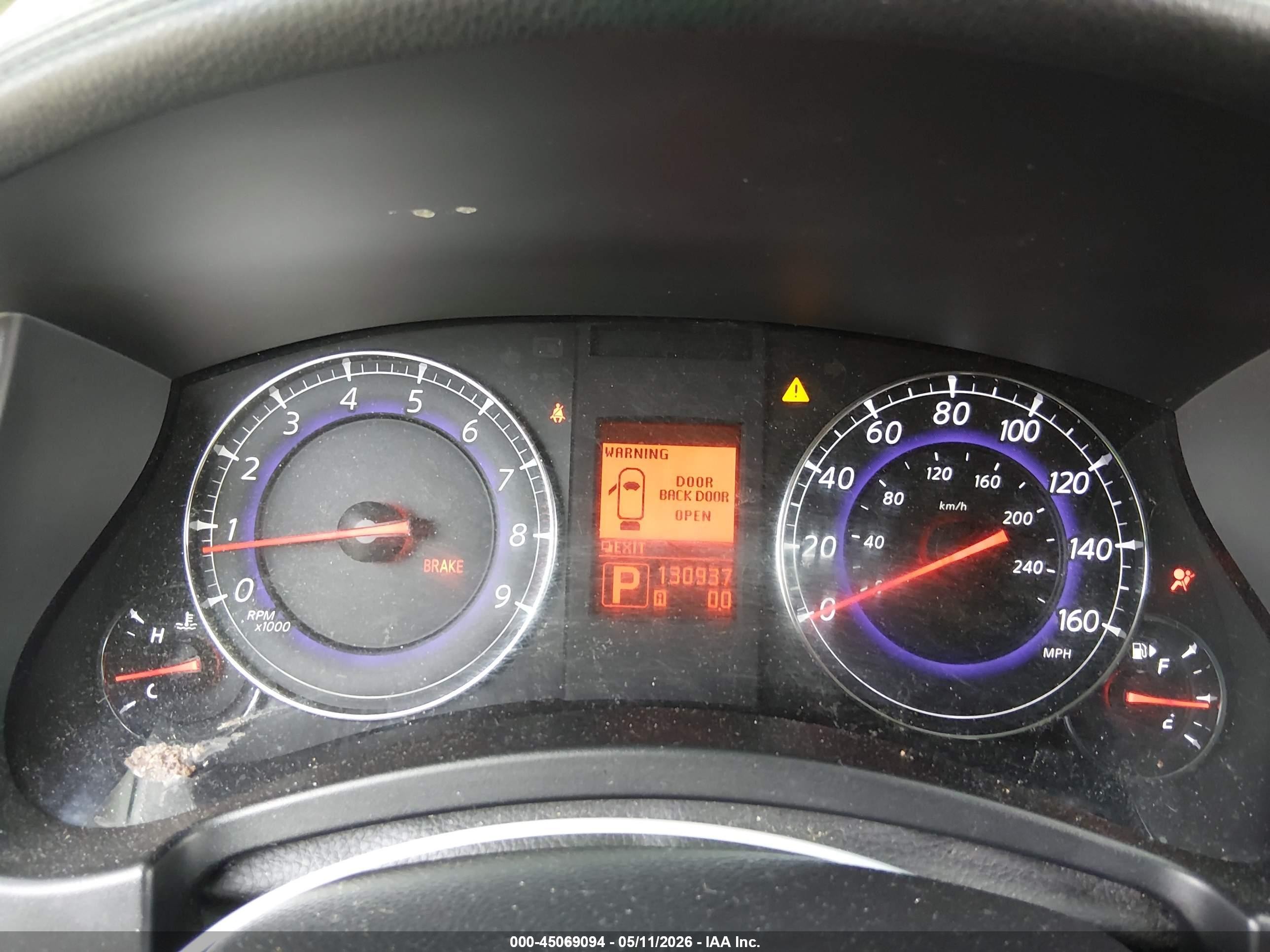 2010 Infiniti Ex35 Journey Black vin: JN1AJ0HRXAM755335