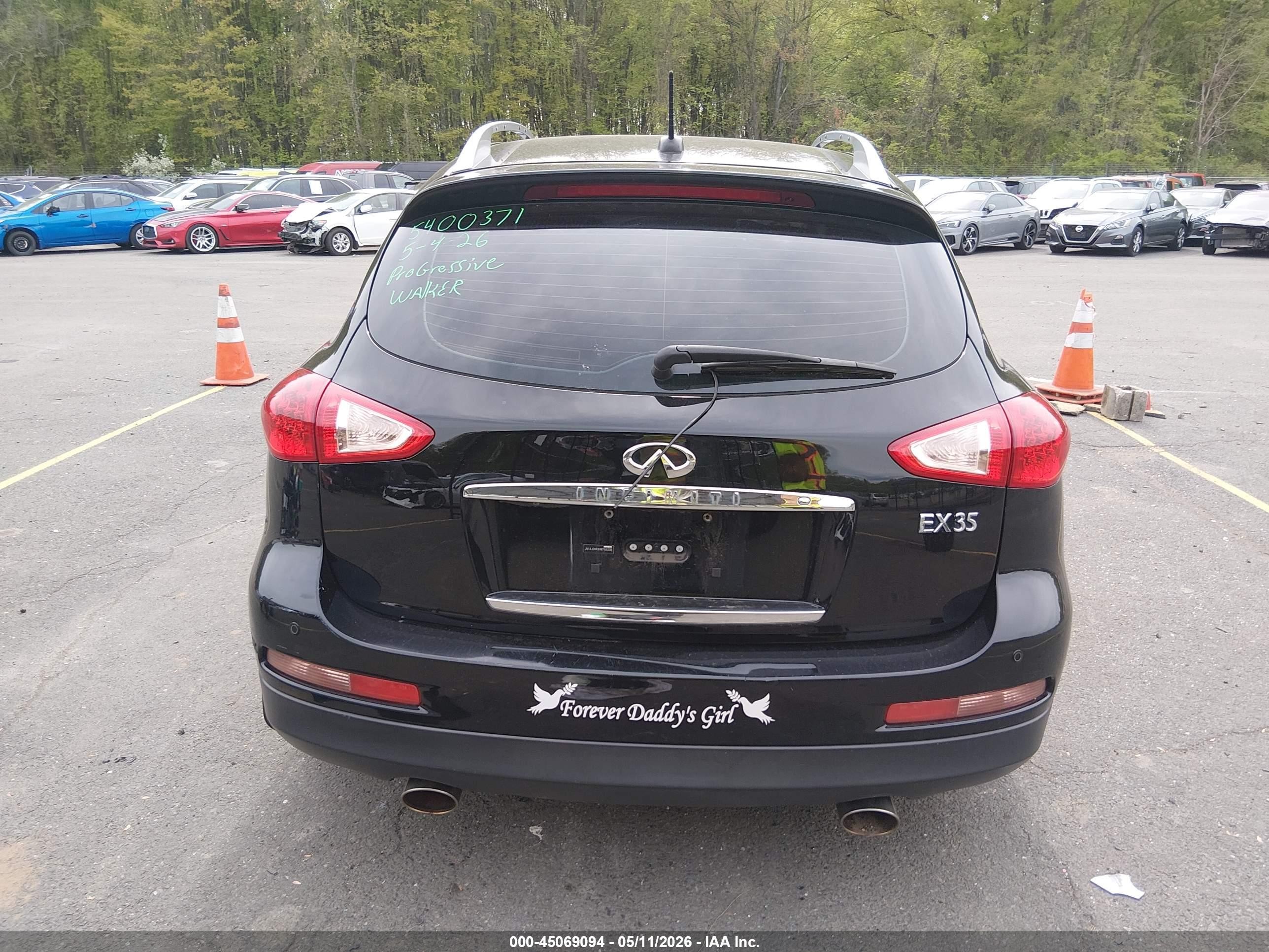 2010 Infiniti Ex35 Journey Black vin: JN1AJ0HRXAM755335