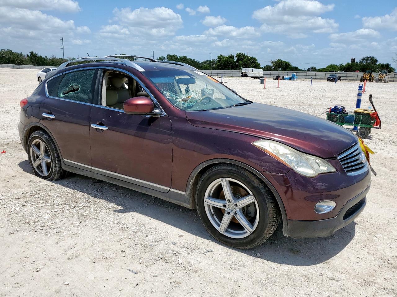 2011 Infiniti Ex35 Base   Maroon vin: JN1AJ0HRXBM852150