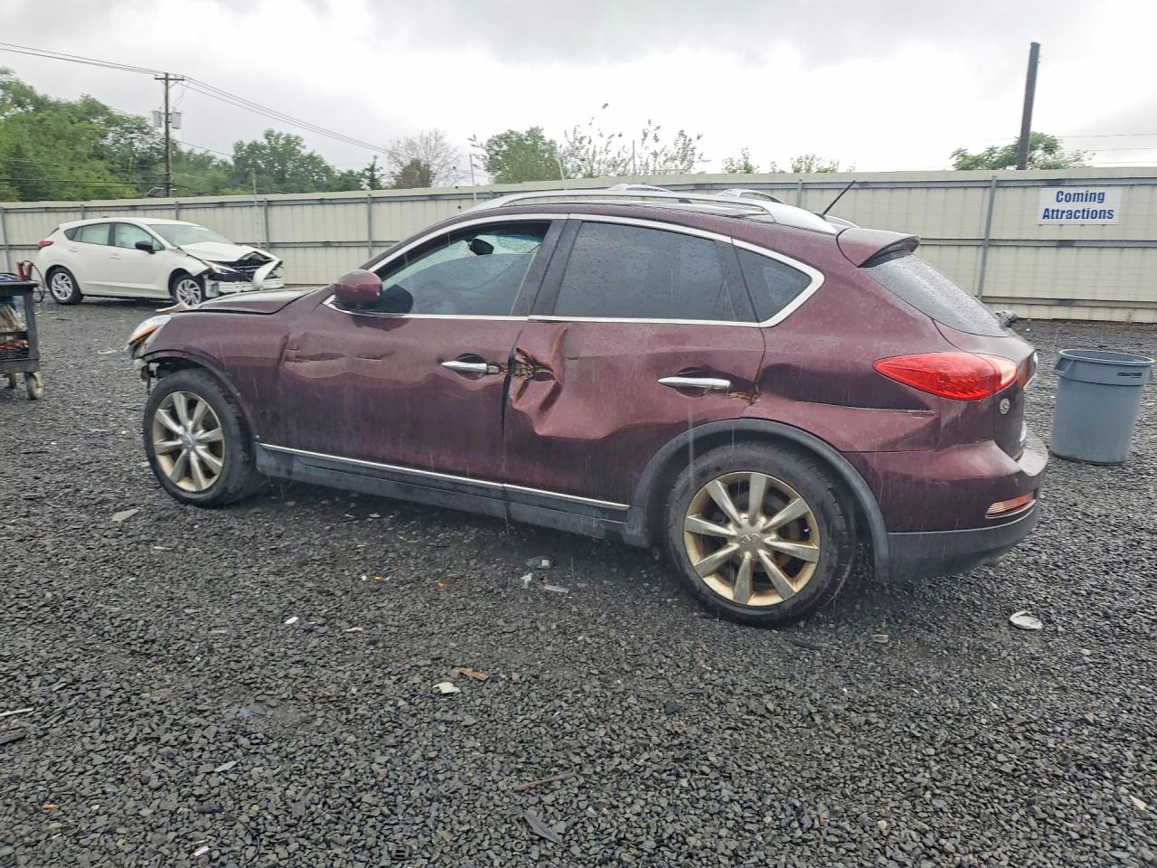 2011 Infiniti Ex35 Base Бордовый vin: JN1AJ0HRXBM852634