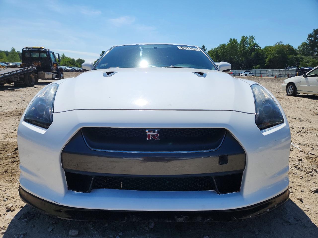 2009 Nissan Gt-r Premium White vin: JN1AR54F49M251473