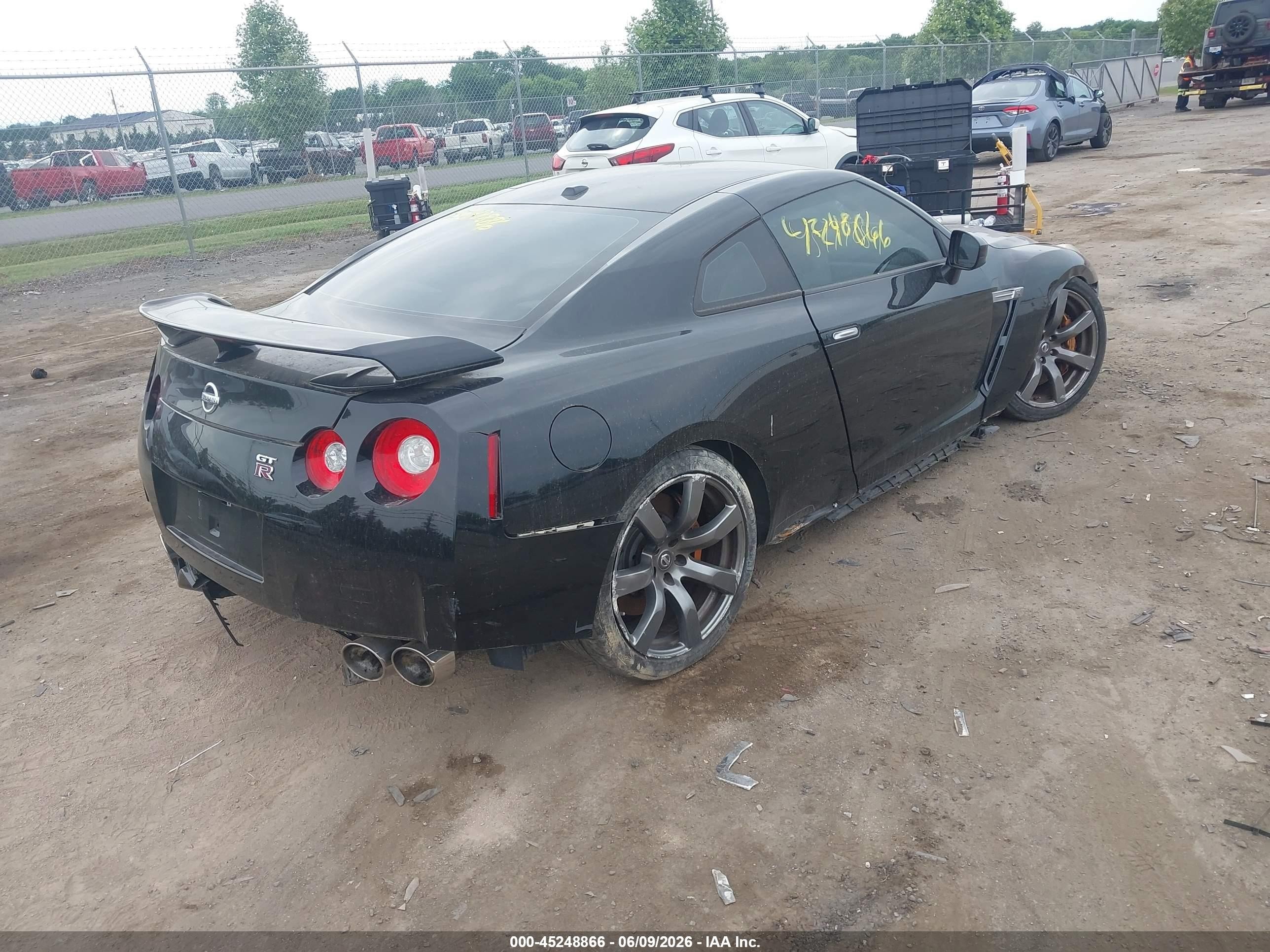 2009 Nissan Gt-r Premium Black vin: JN1AR54FX9M252952