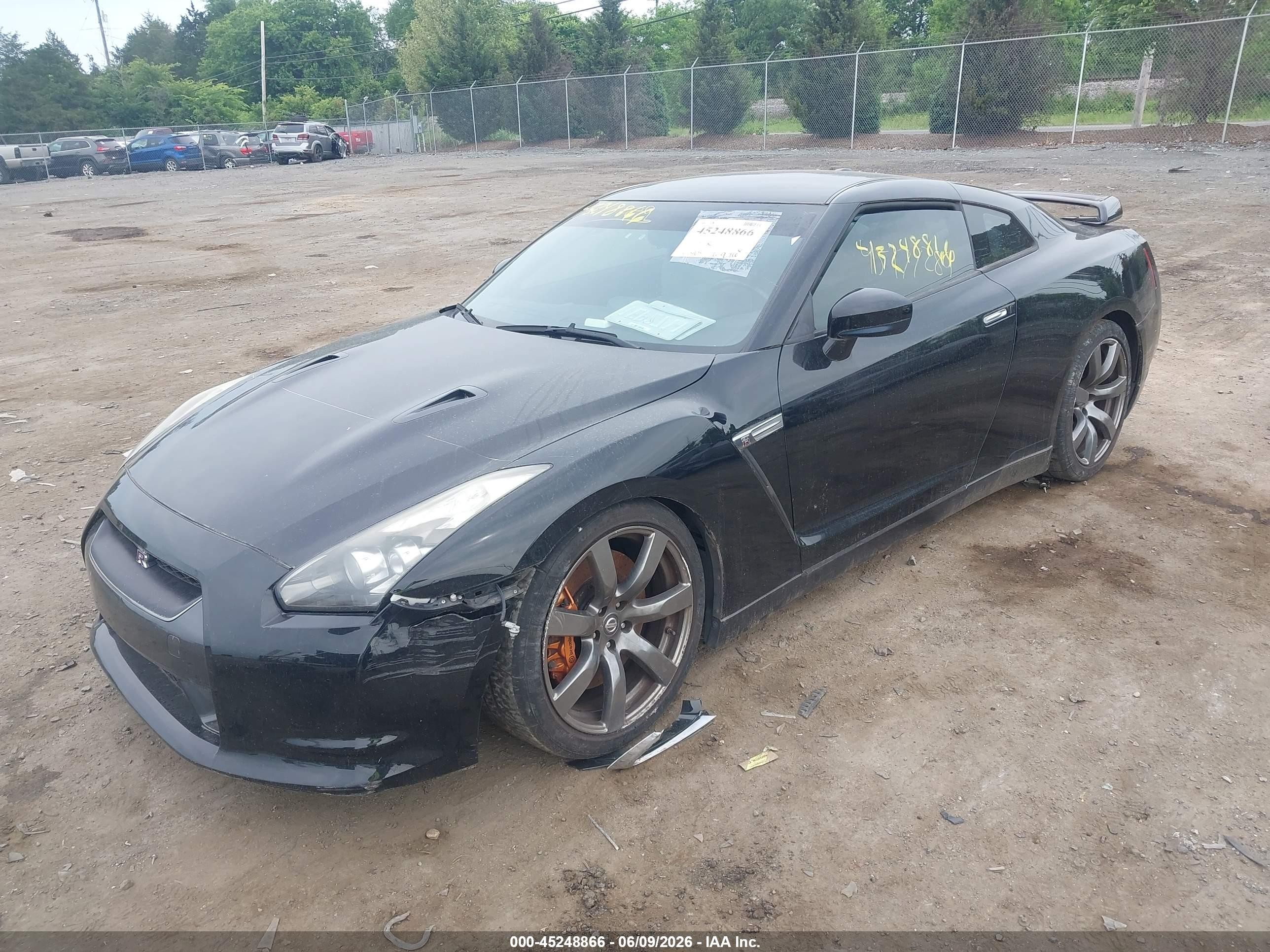 2009 Nissan Gt-r Premium Black vin: JN1AR54FX9M252952