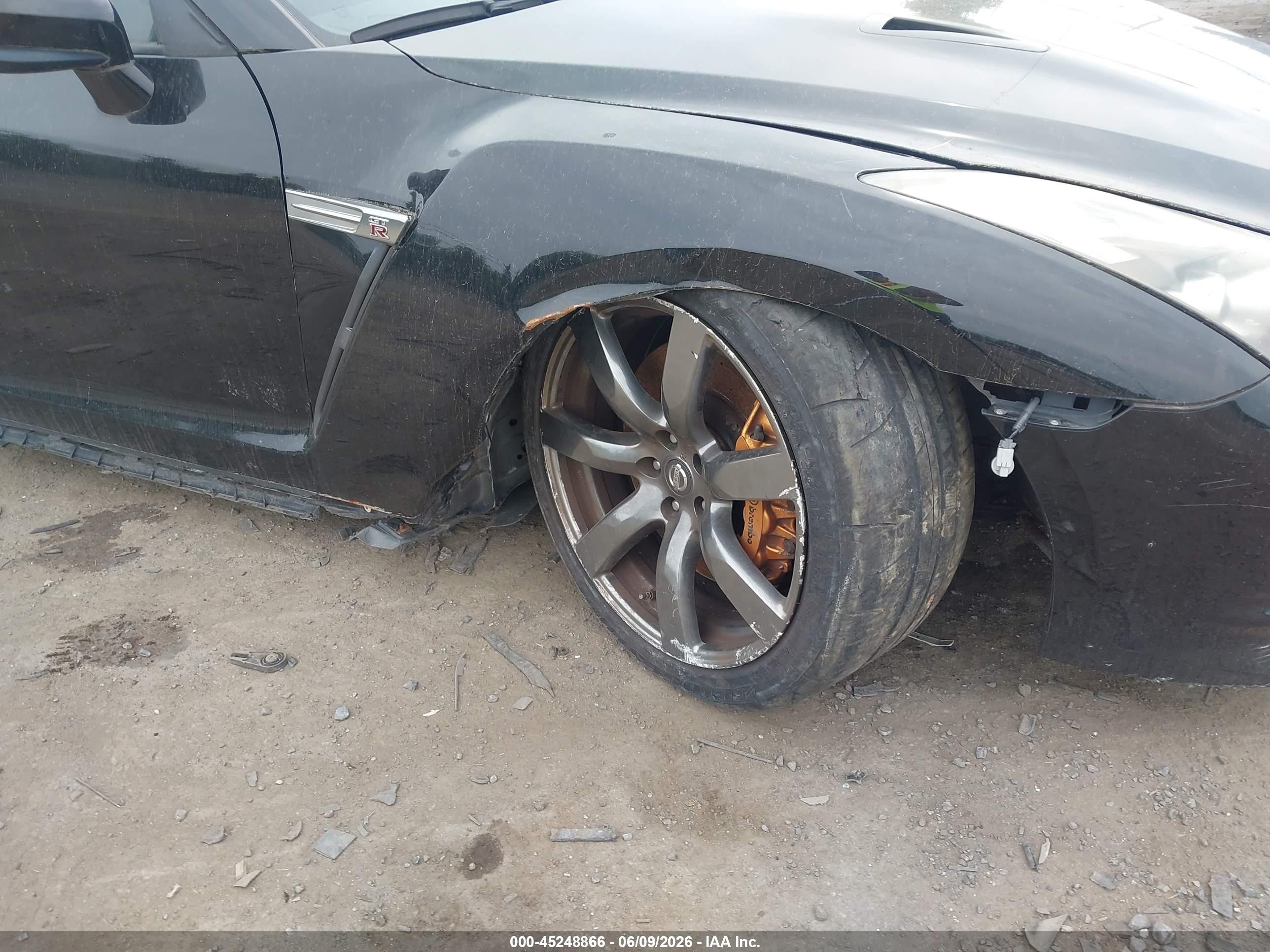 2009 Nissan Gt-r Premium Black vin: JN1AR54FX9M252952