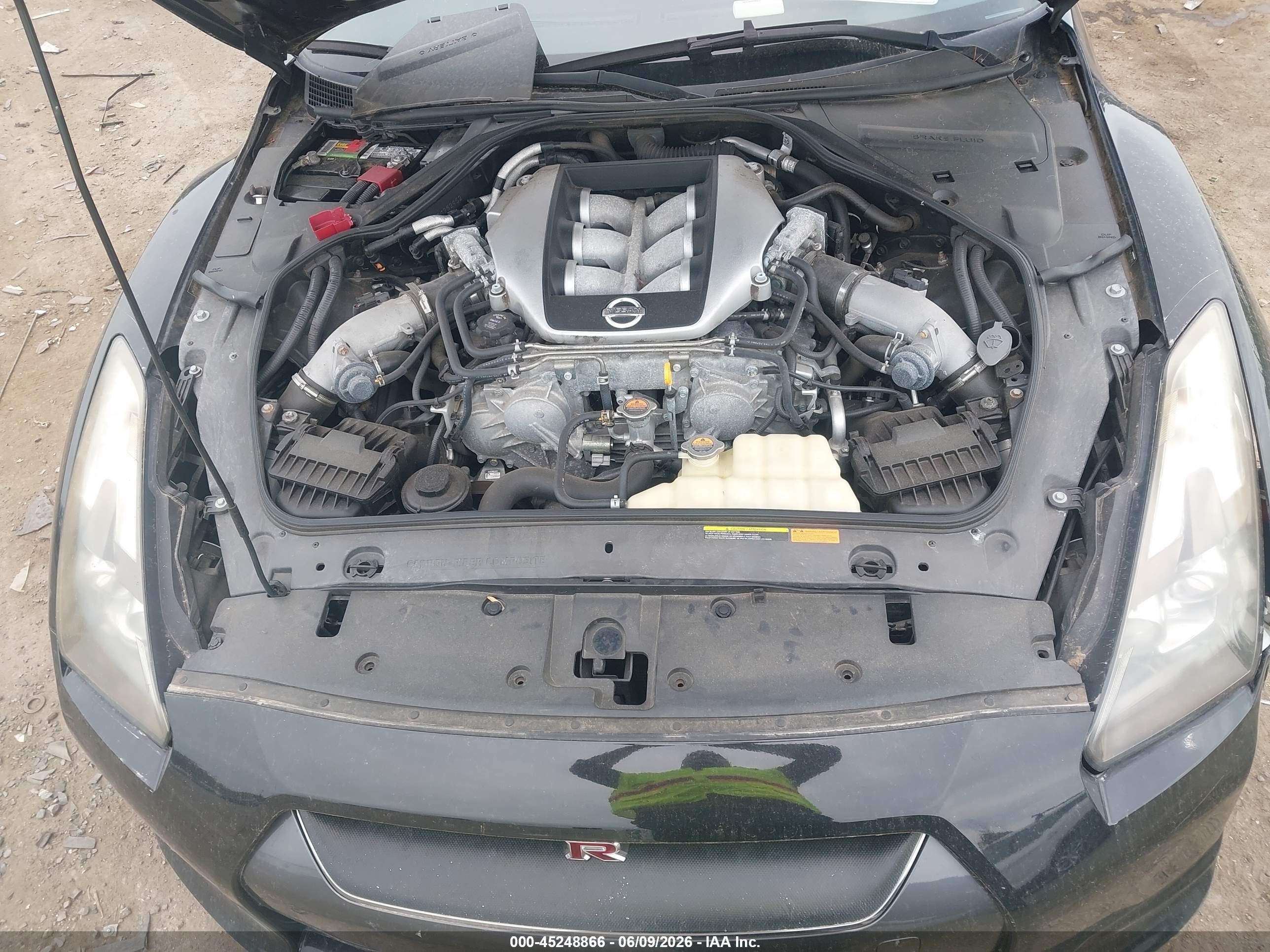 2009 Nissan Gt-r Premium Black vin: JN1AR54FX9M252952