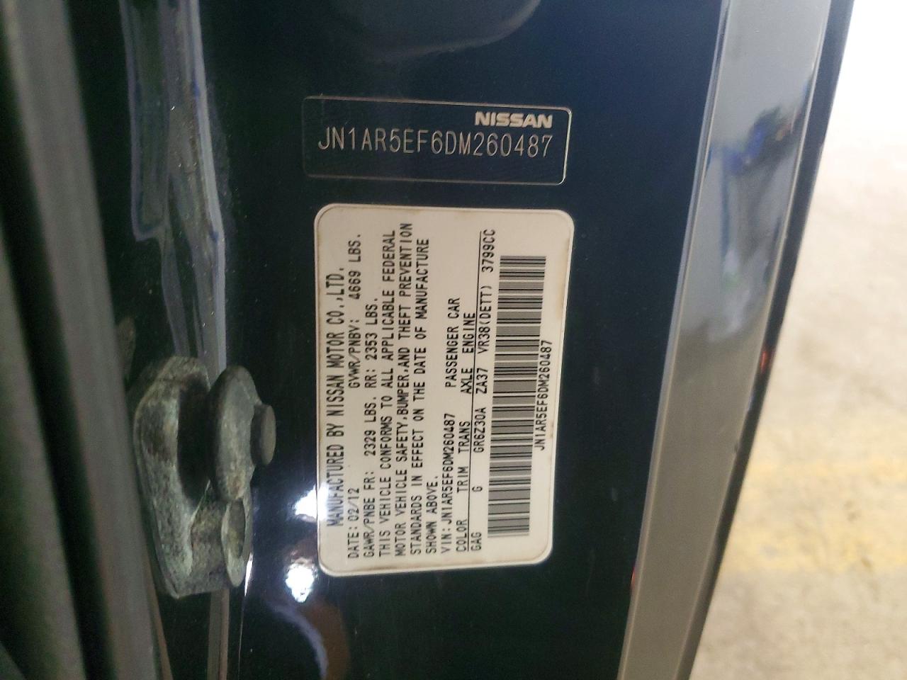 2013 Nissan Gt-r Premium Black vin: JN1AR5EF6DM260487