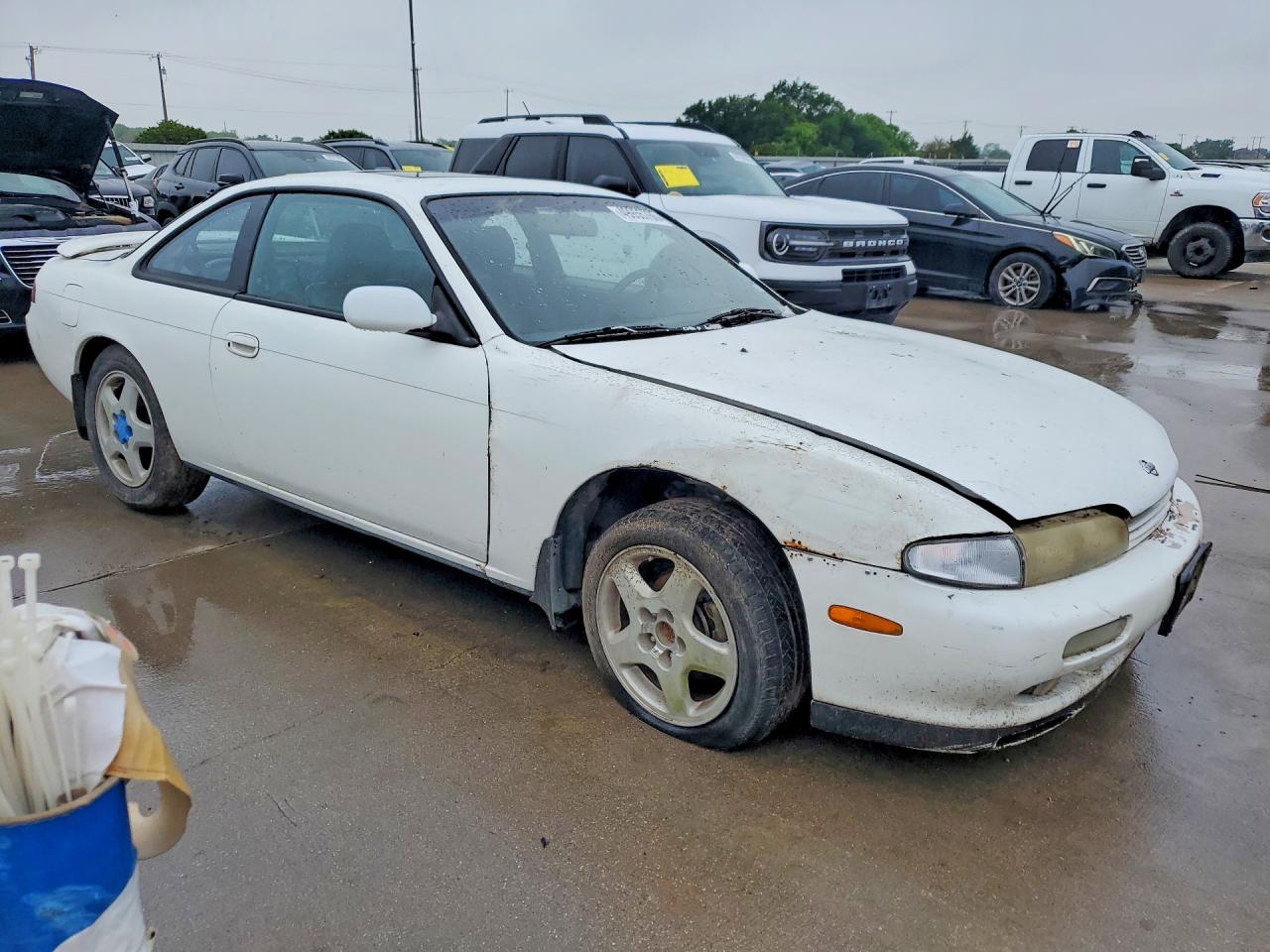 1995 Nissan 240sx Base White vin: JN1AS44D0SW021307