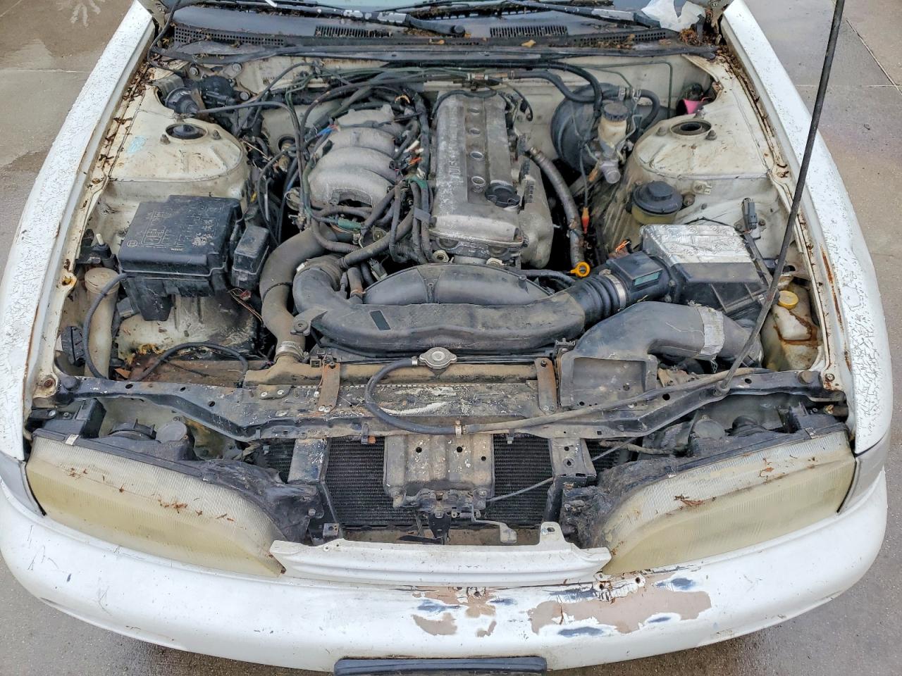 1995 Nissan 240sx Base White vin: JN1AS44D0SW021307