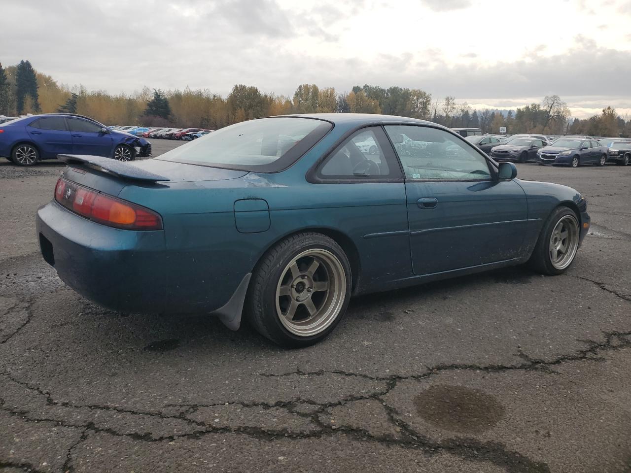 1995 Nissan 240sx Base Green vin: JN1AS44D2SW001317