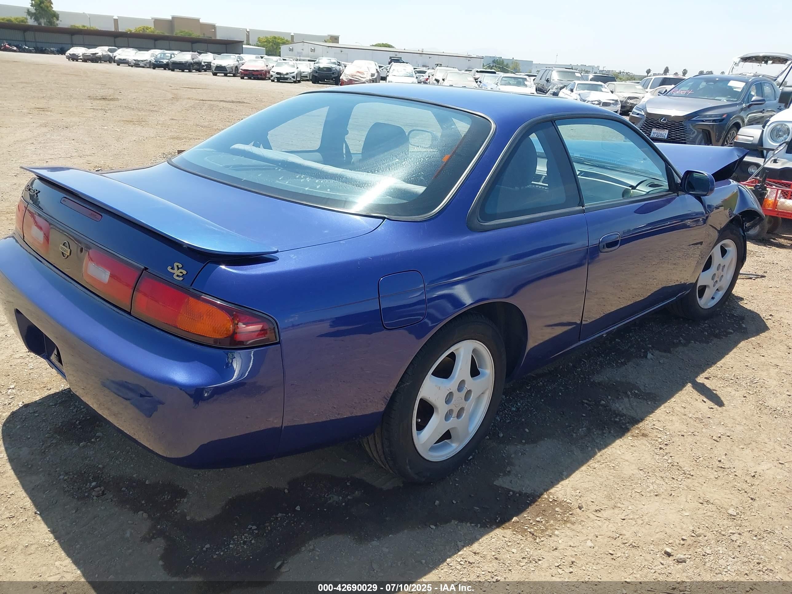 1996 Nissan 240sx Se Blue vin: JN1AS44D3TW052441