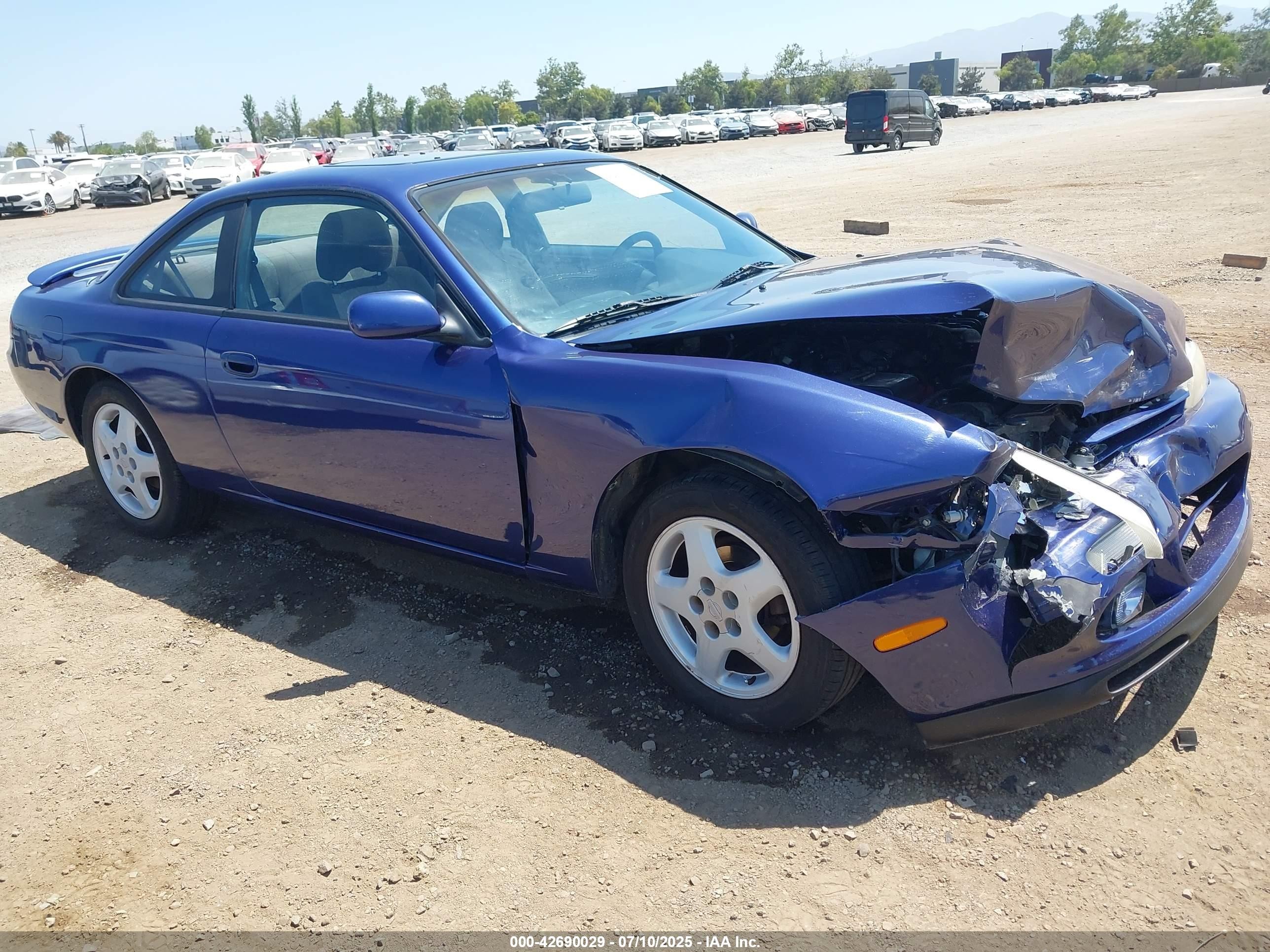 1996 Nissan 240sx Se Blue vin: JN1AS44D3TW052441