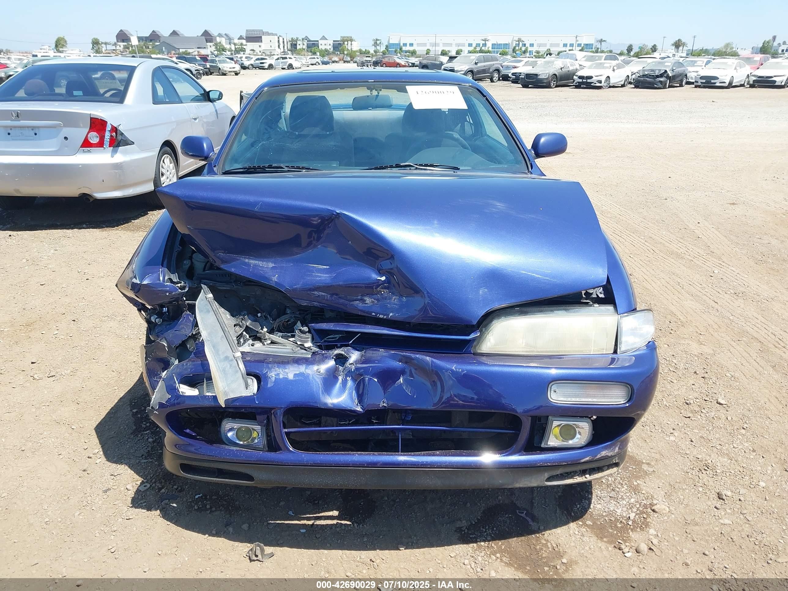 1996 Nissan 240sx Se Blue vin: JN1AS44D3TW052441