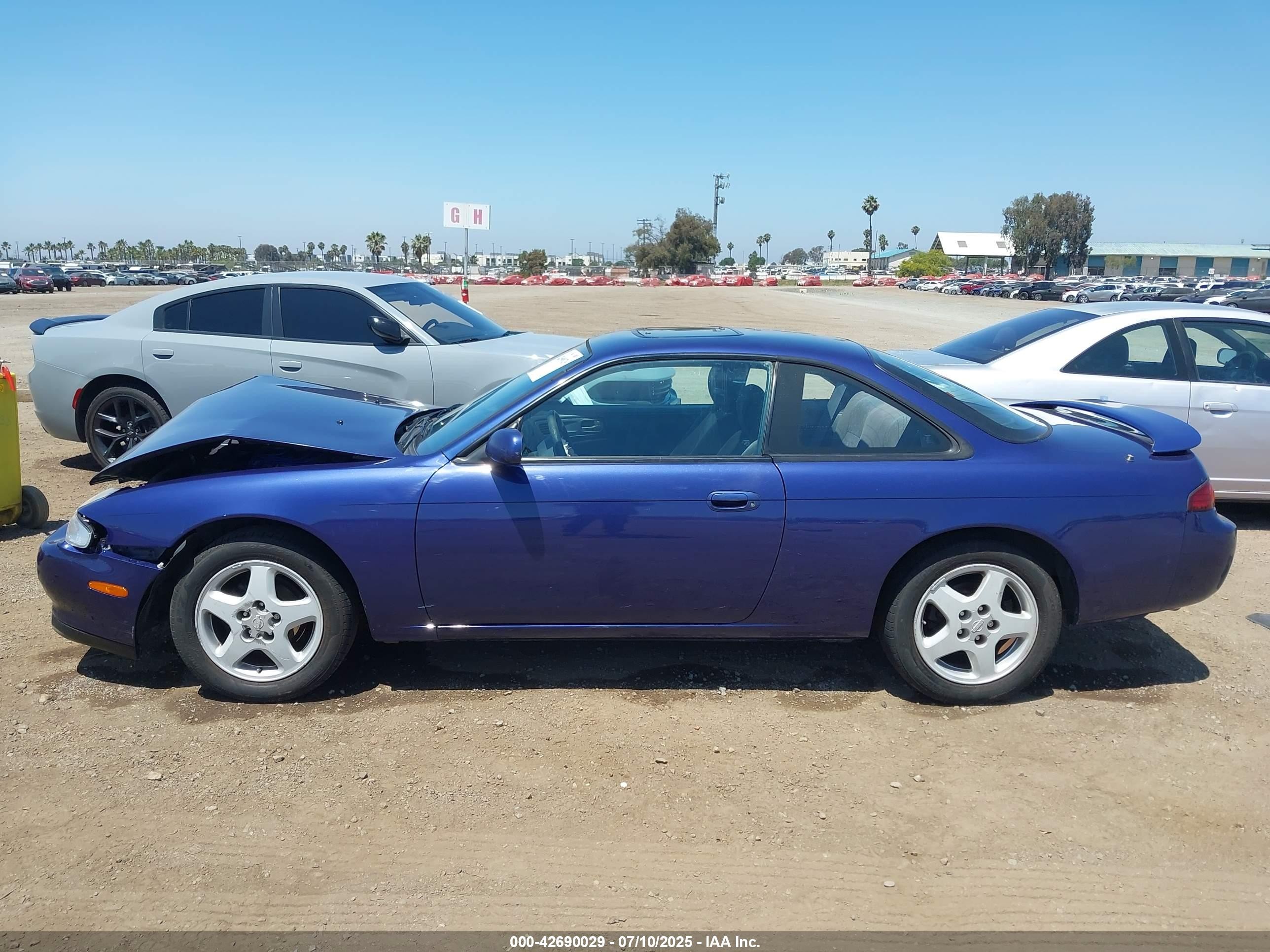 1996 Nissan 240sx Se Blue vin: JN1AS44D3TW052441