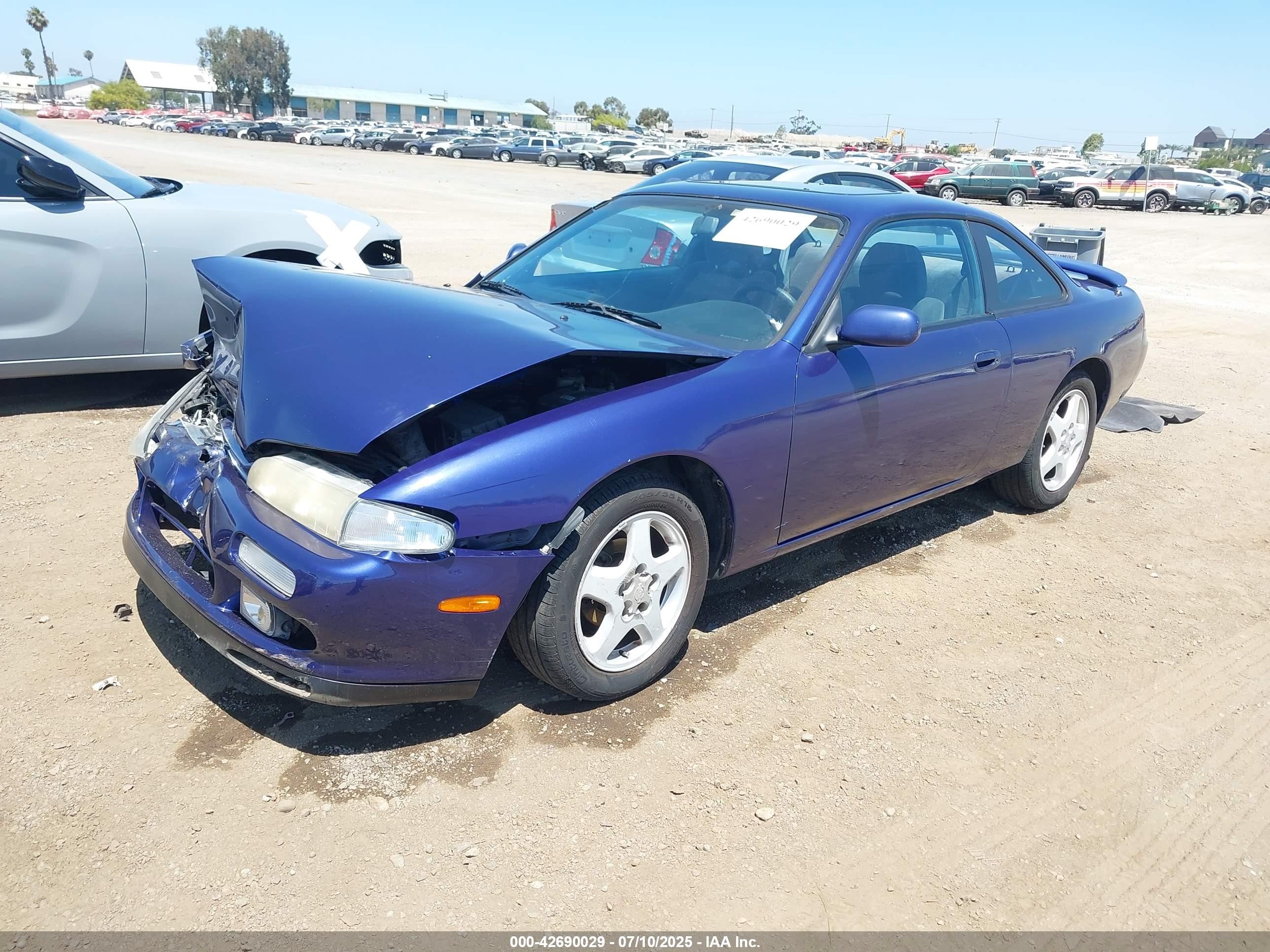 1996 Nissan 240sx Se Blue vin: JN1AS44D3TW052441