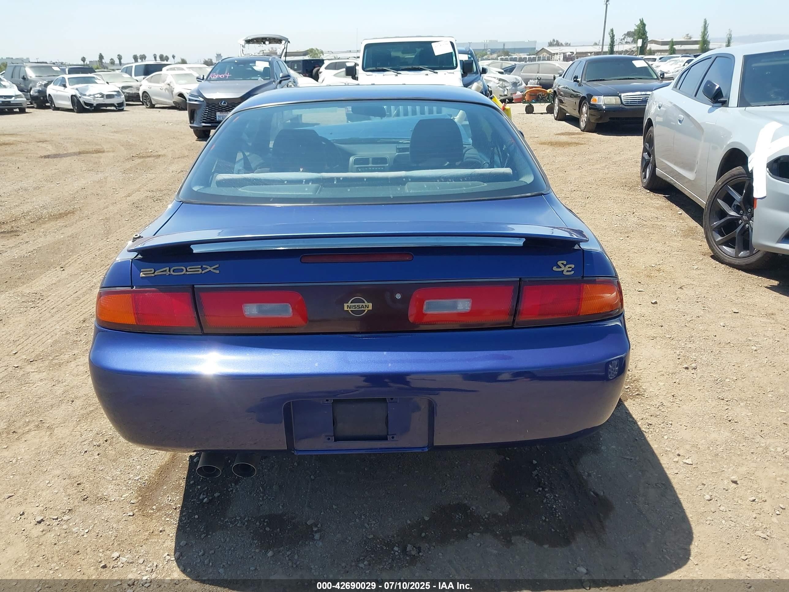 1996 Nissan 240sx Se Blue vin: JN1AS44D3TW052441