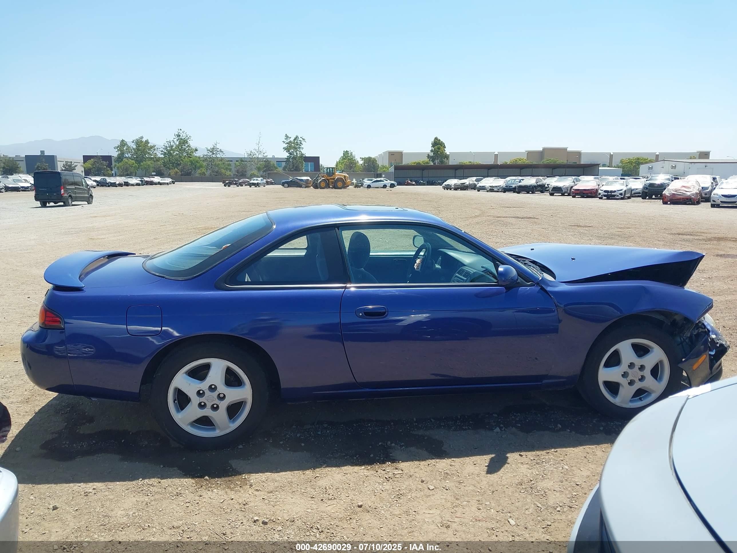 1996 Nissan 240sx Se Blue vin: JN1AS44D3TW052441