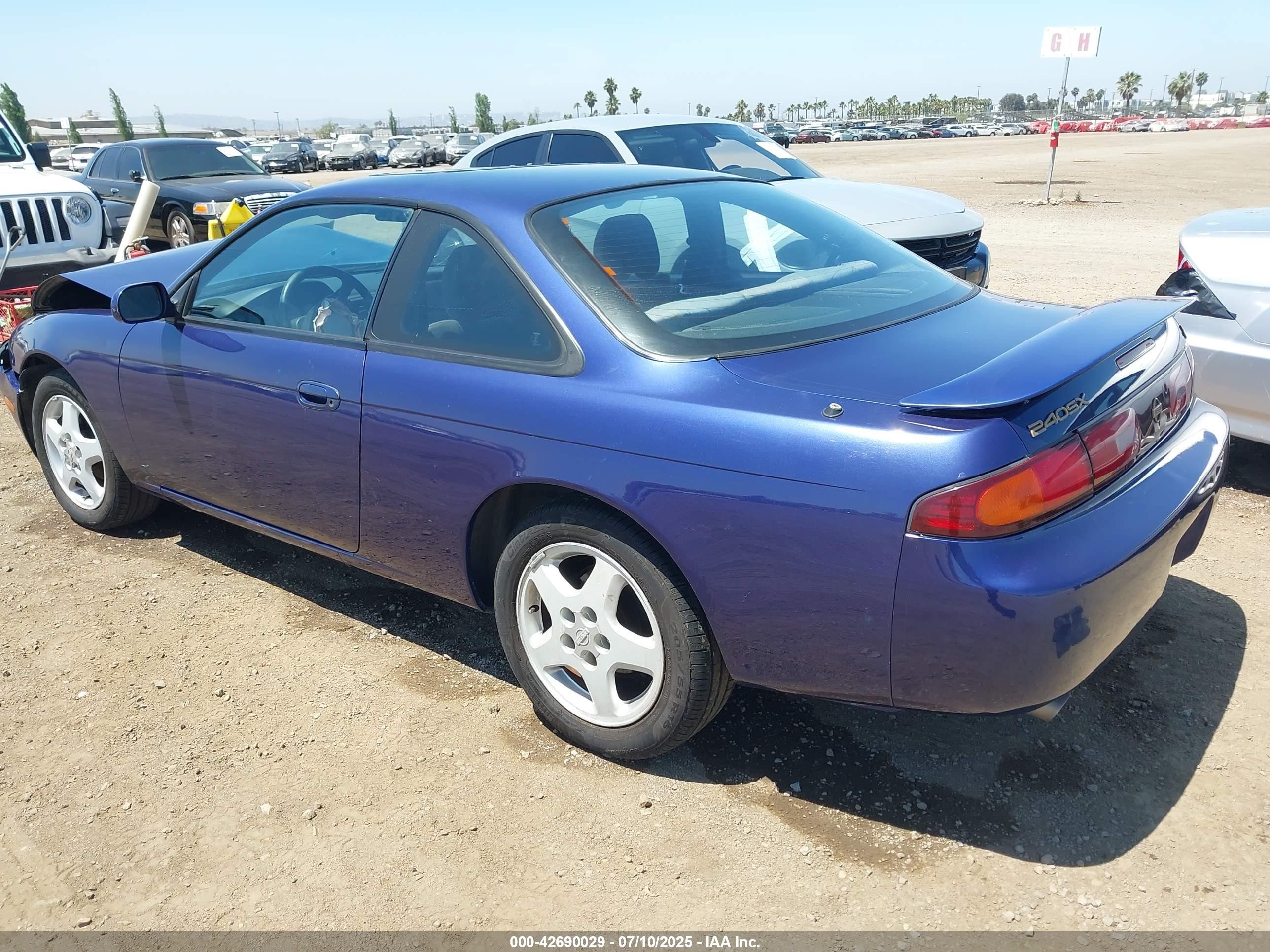 1996 Nissan 240sx Se Blue vin: JN1AS44D3TW052441