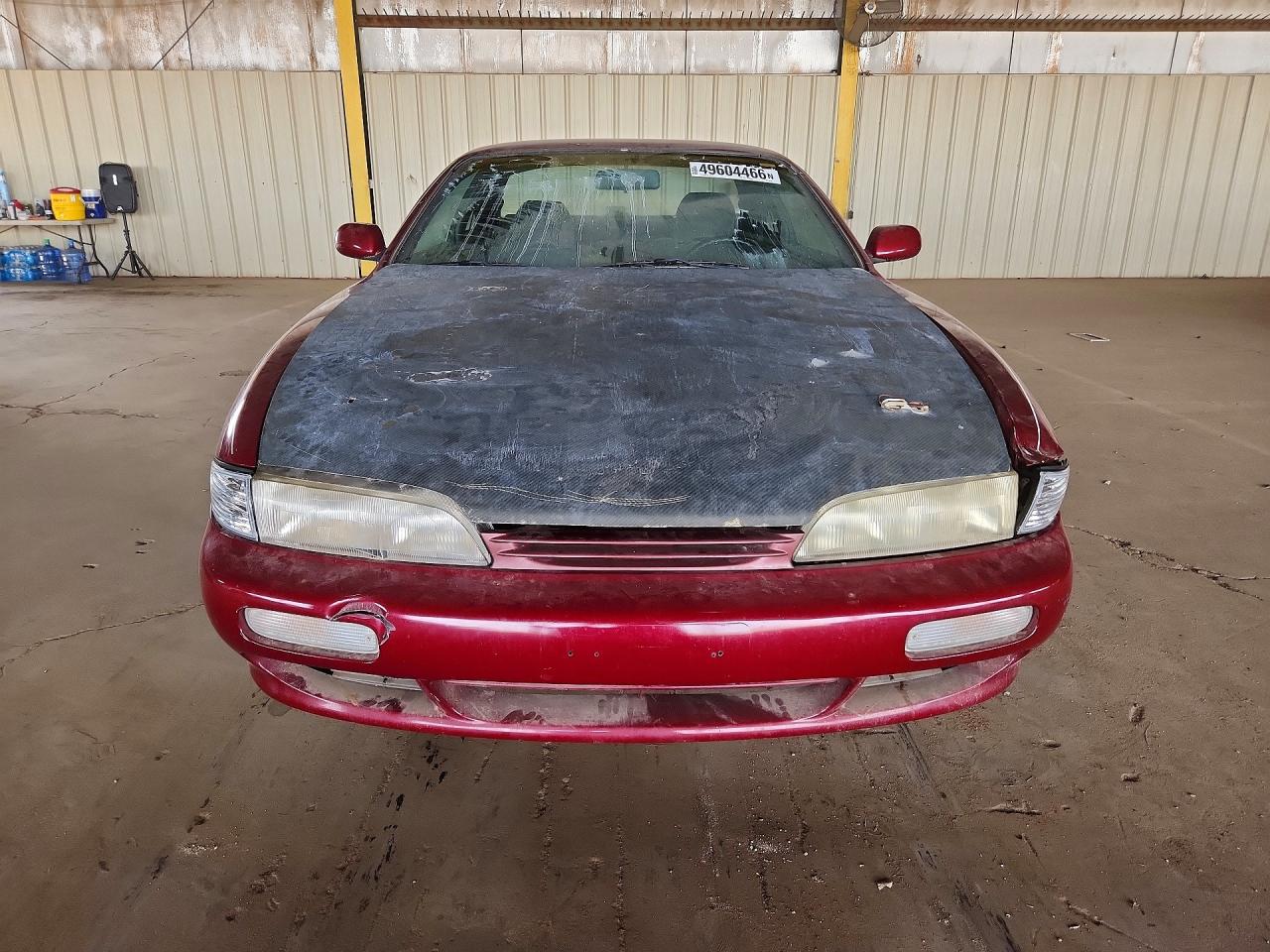 1995 Nissan 240sx Base Burgundy vin: JN1AS44D4SW007104