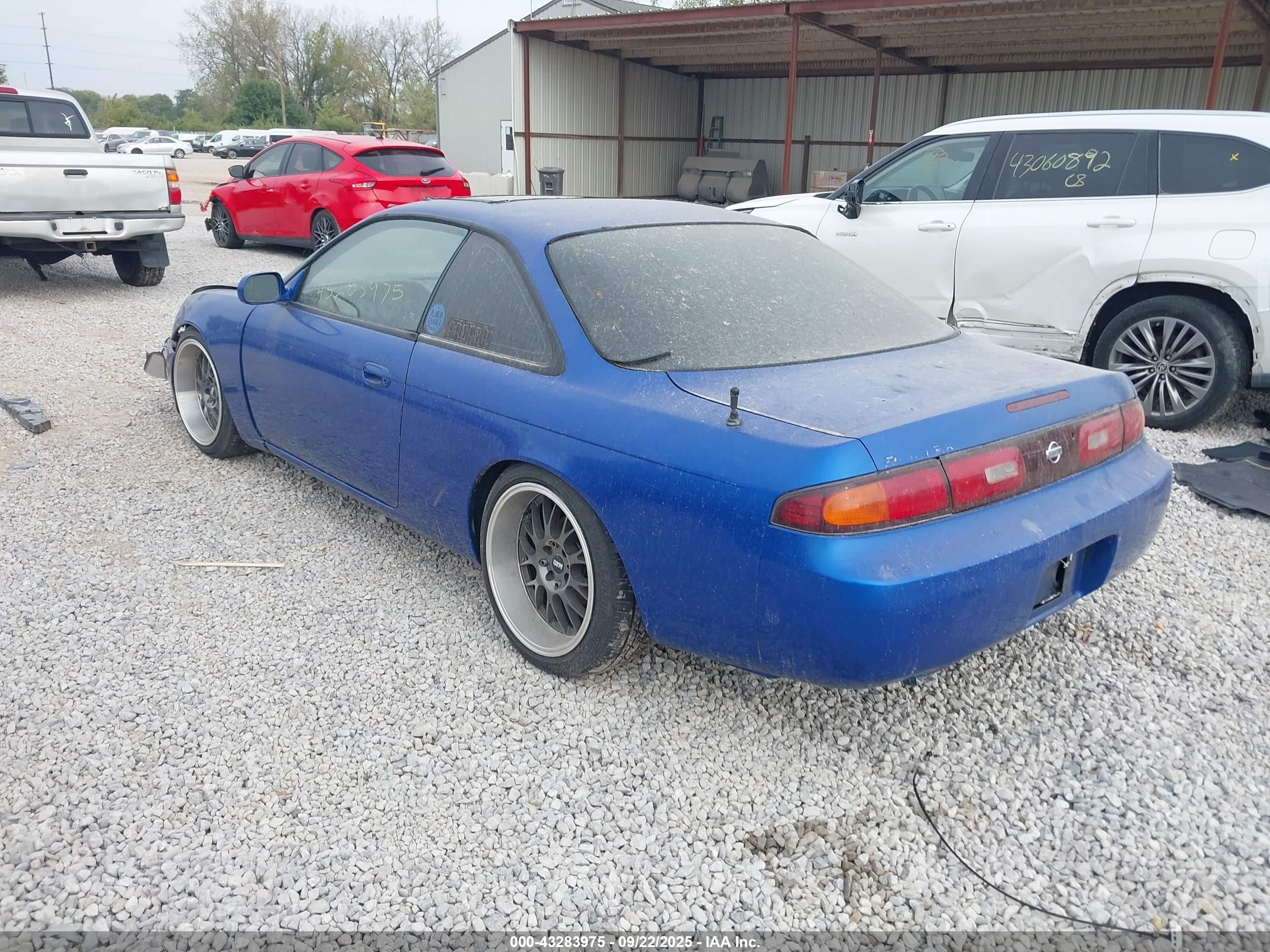 1995 Nissan 240sx Se Синий vin: JN1AS44D4SW009337