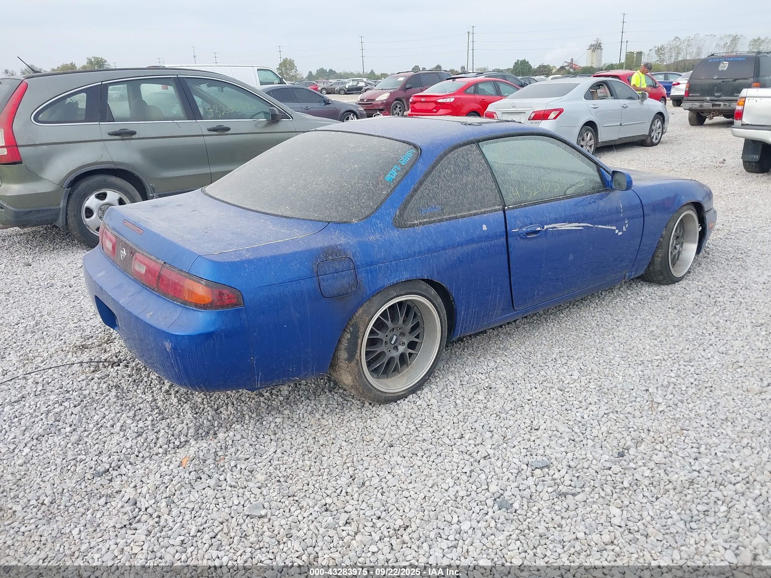 1995 Nissan 240sx Se Синий vin: JN1AS44D4SW009337