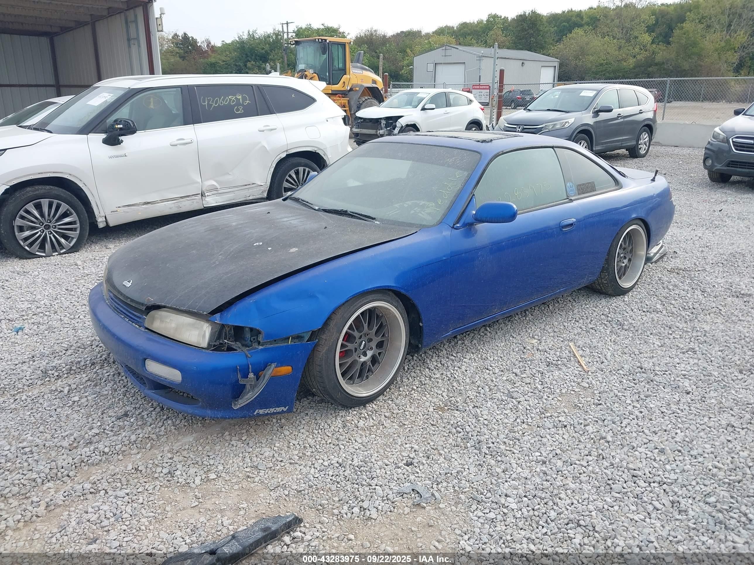 1995 Nissan 240sx Se Синий vin: JN1AS44D4SW009337
