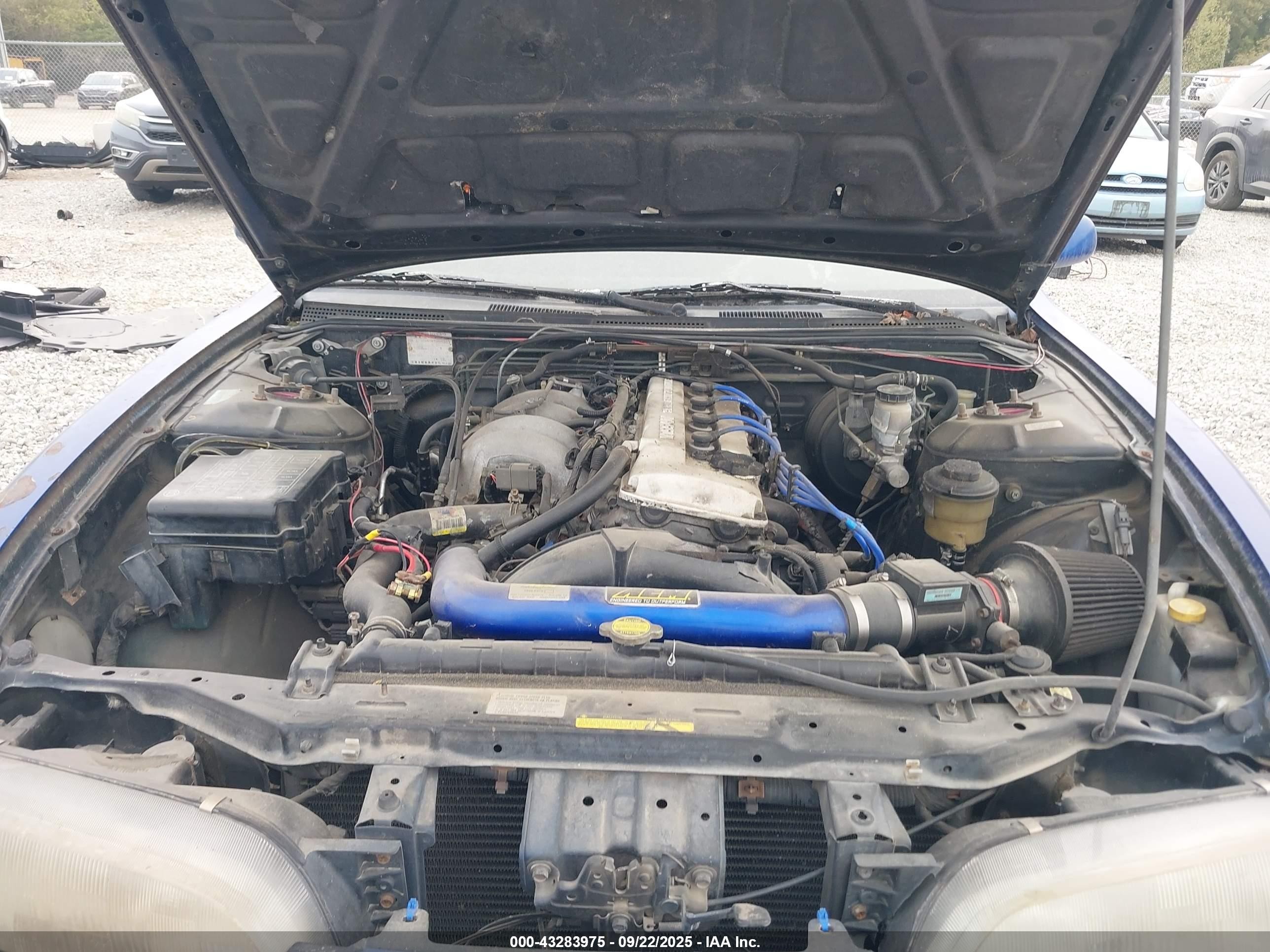 1995 Nissan 240sx Se Синий vin: JN1AS44D4SW009337