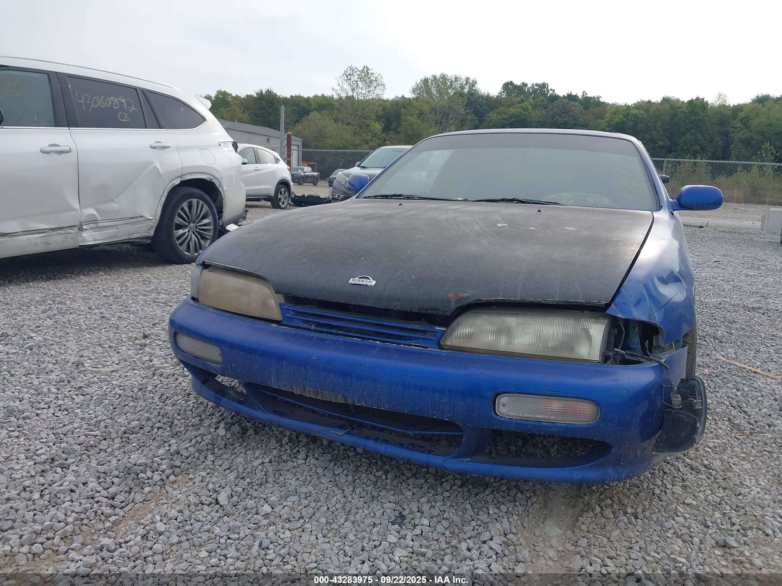 1995 Nissan 240sx Se Синий vin: JN1AS44D4SW009337