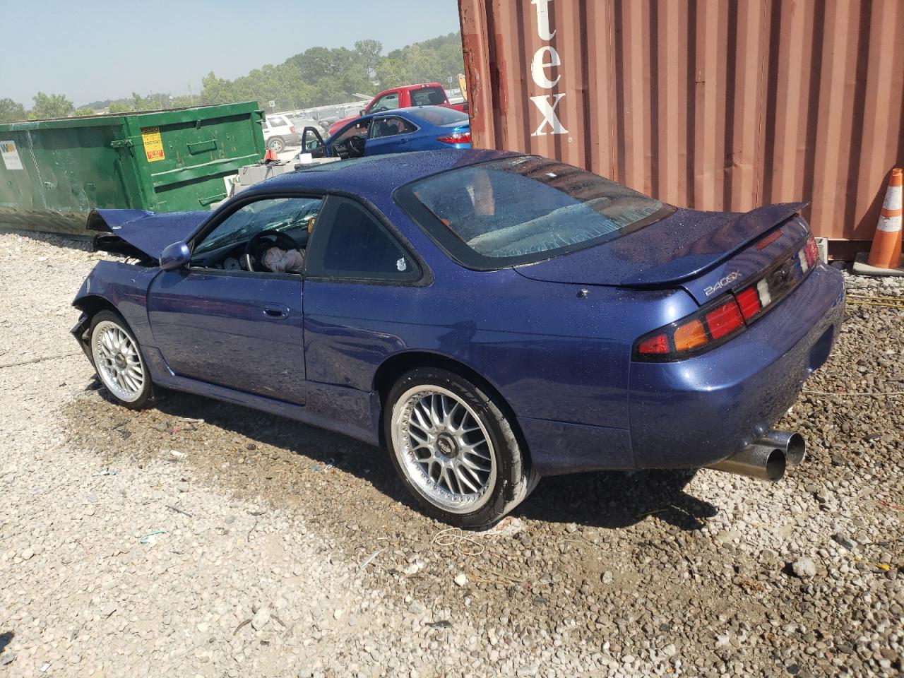 1996 Nissan 240sx Base Blue vin: JN1AS44D4TW053405