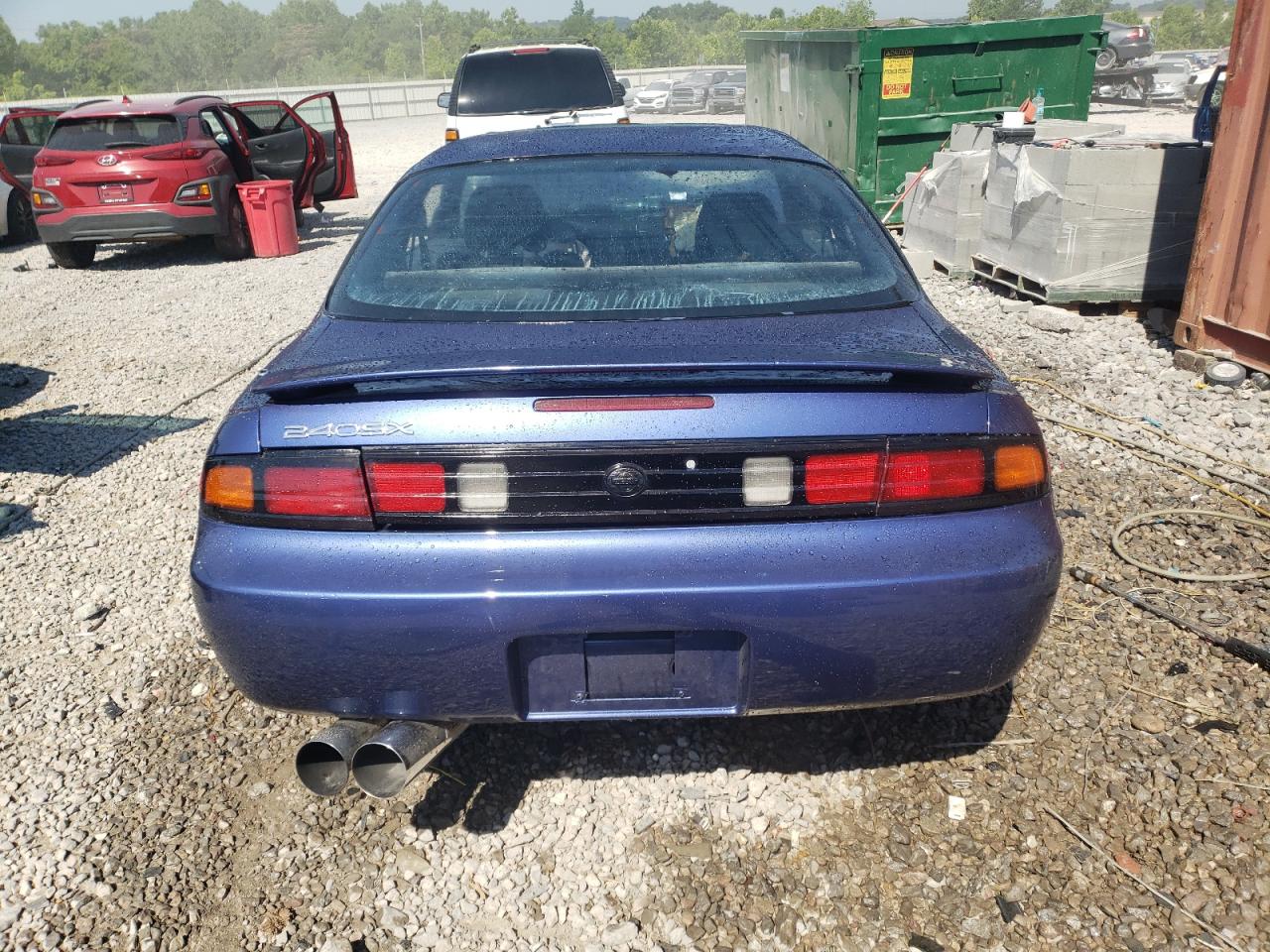 1996 Nissan 240sx Base Blue vin: JN1AS44D4TW053405