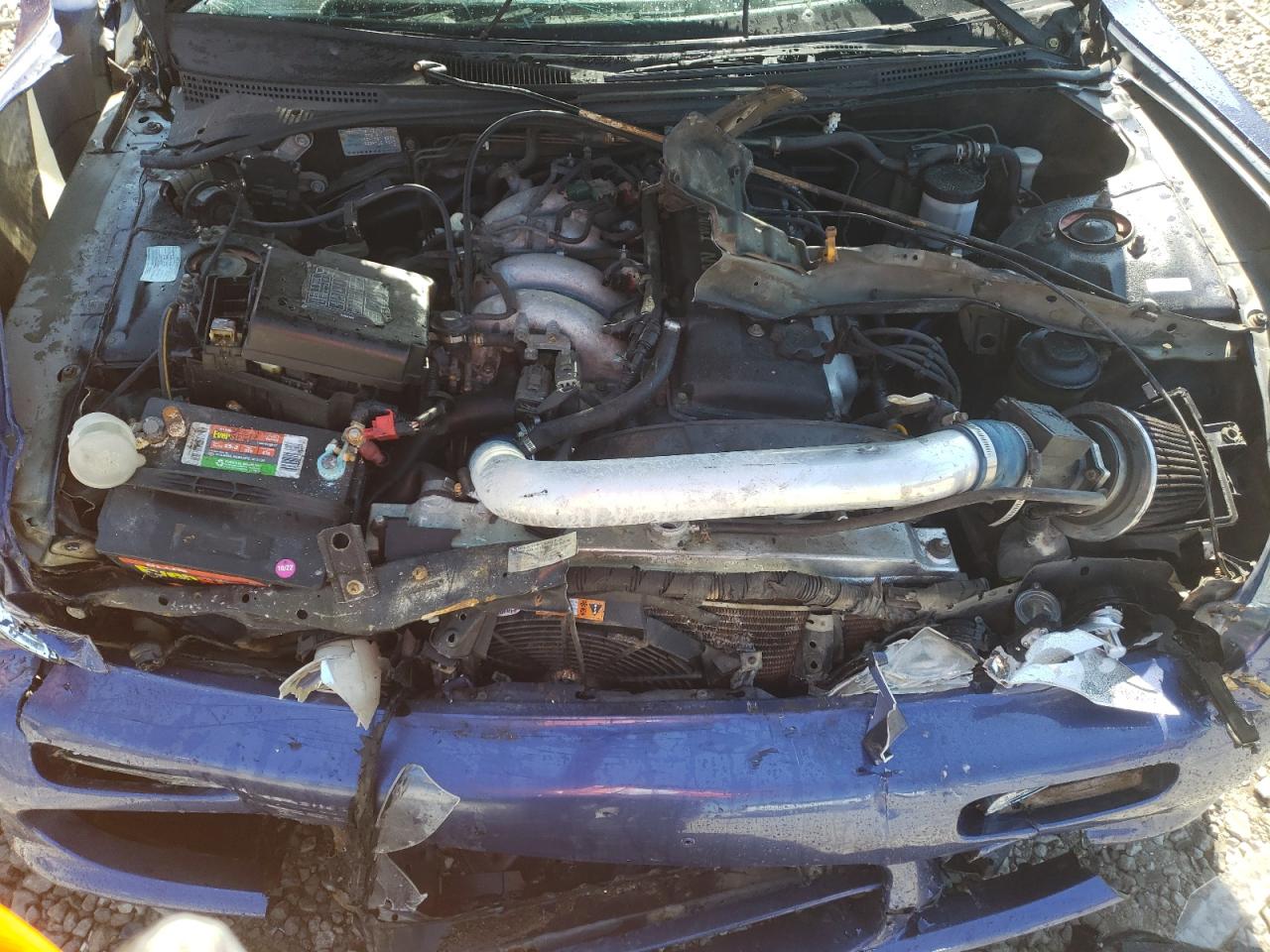 1996 Nissan 240sx Base Blue vin: JN1AS44D4TW053405