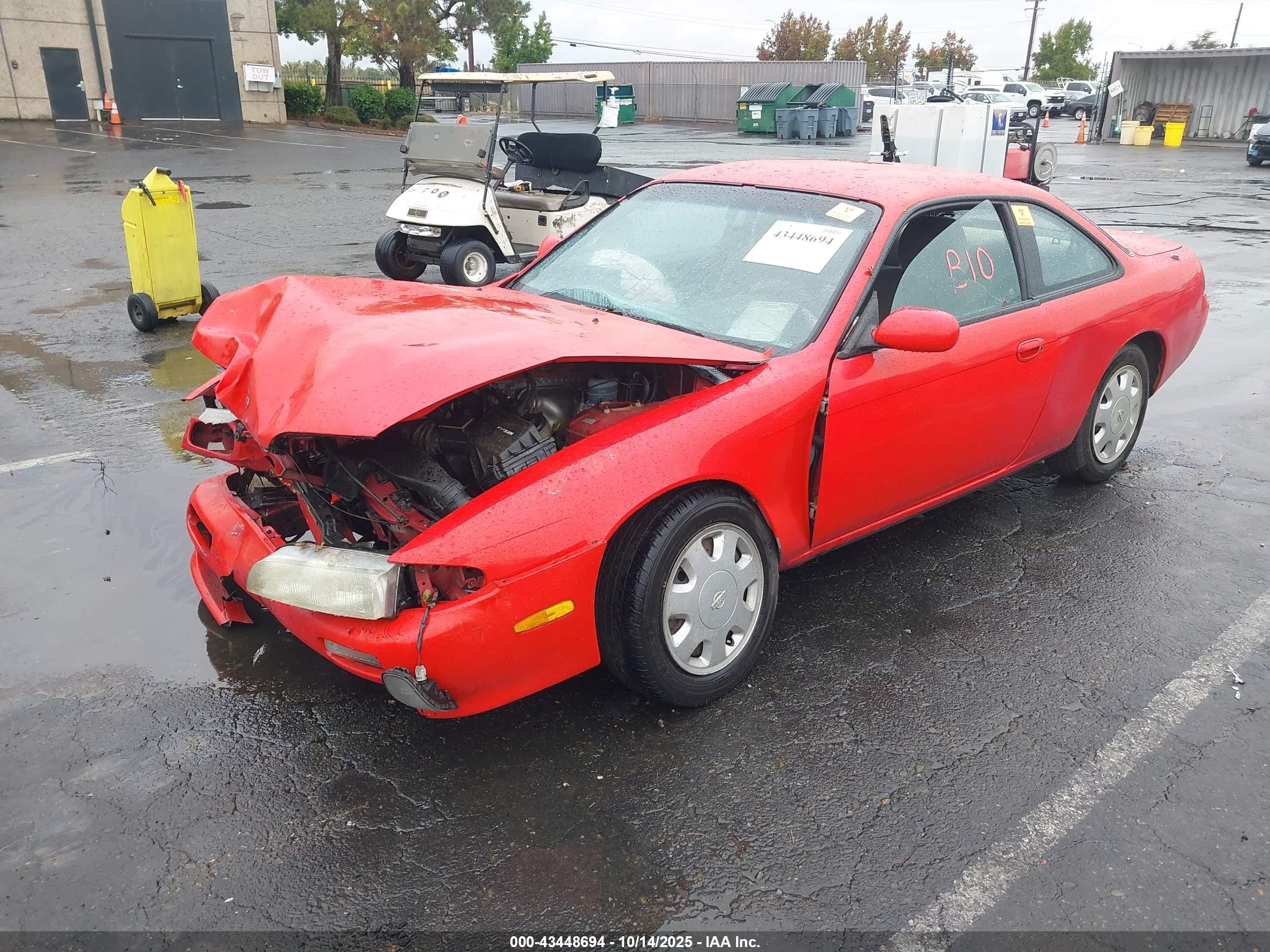 1995 Nissan 240sx Se Красный vin: JN1AS44D6SW014247