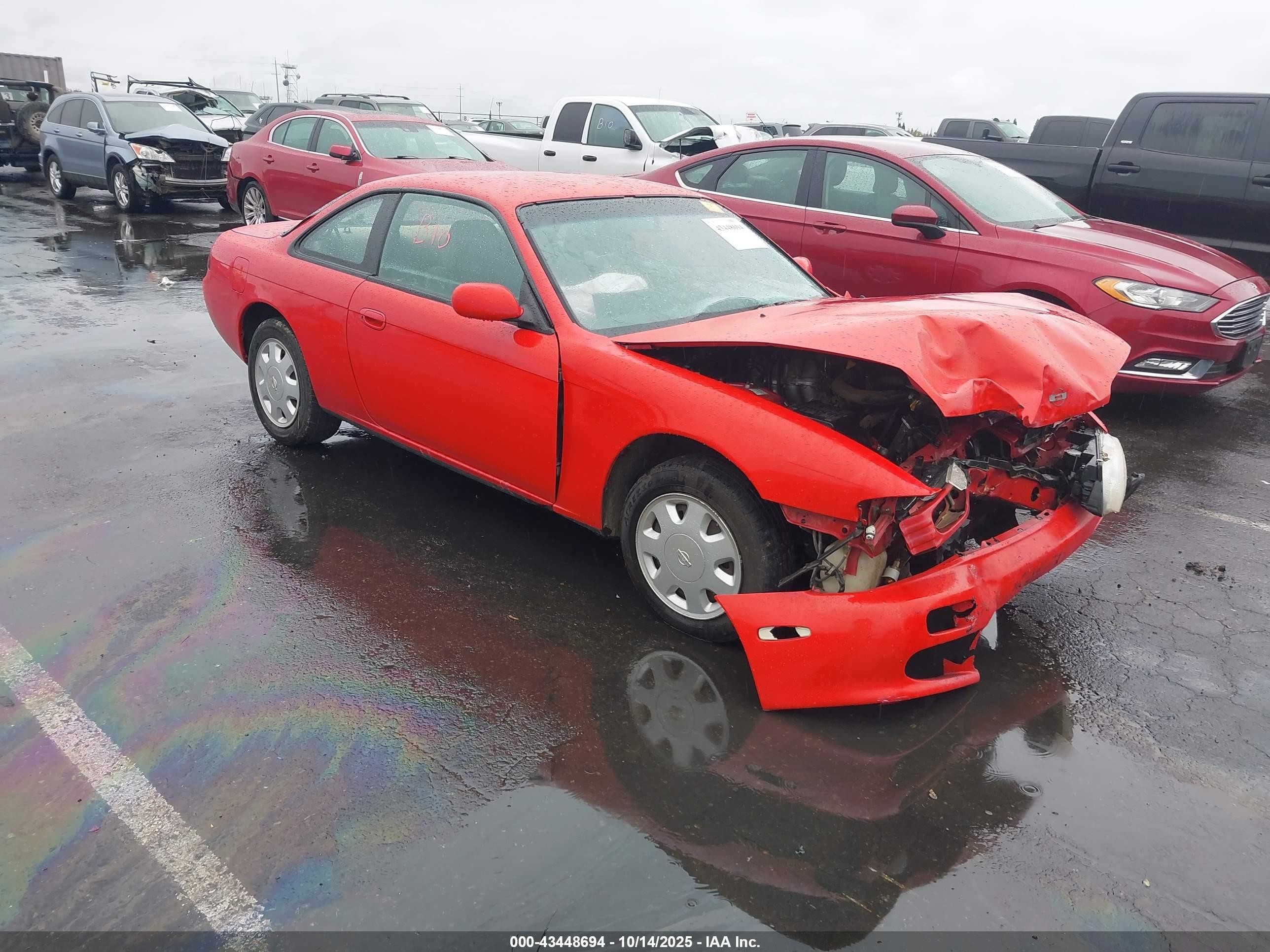 1995 Nissan 240sx Se Red vin: JN1AS44D6SW014247