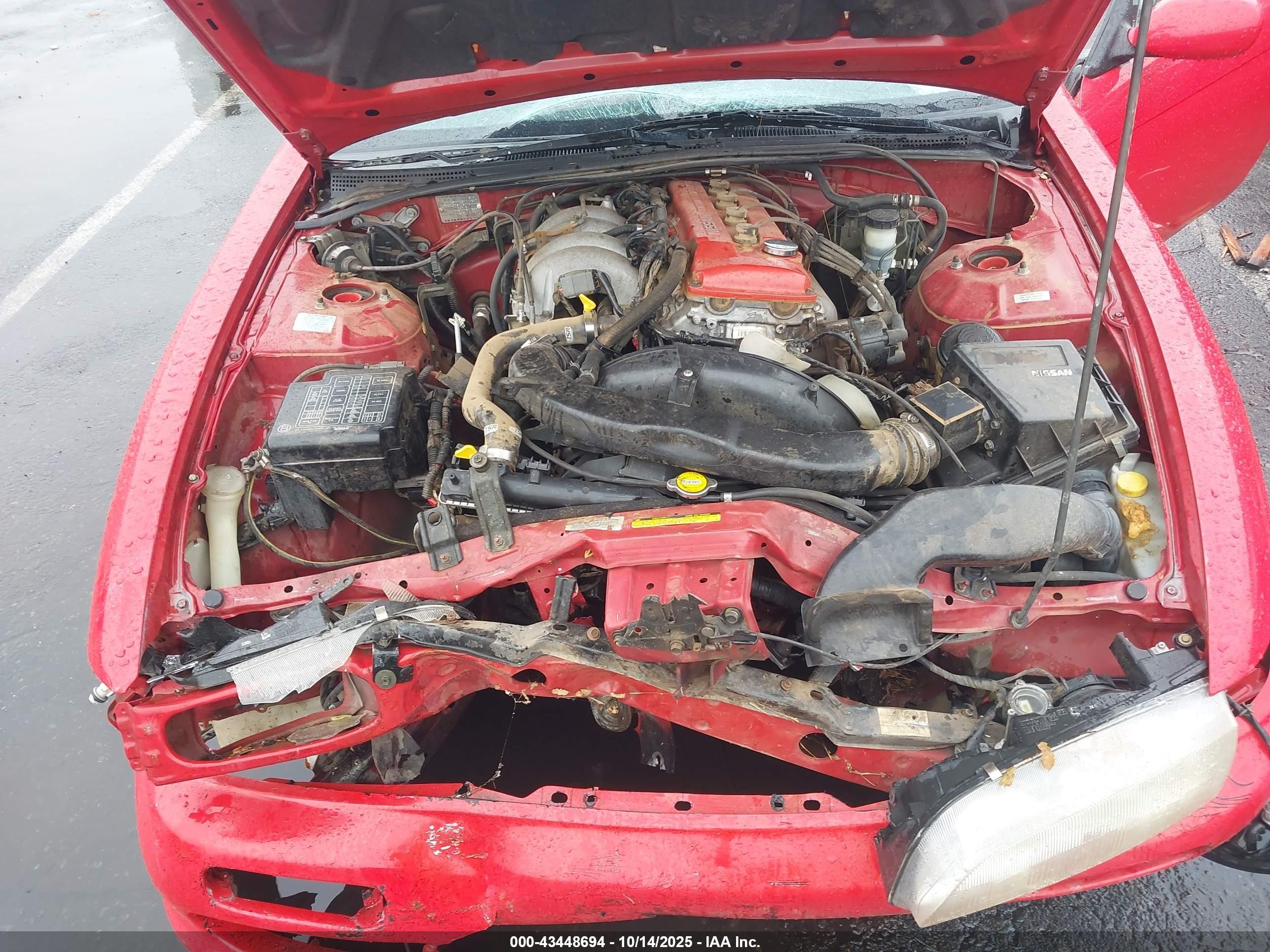 1995 Nissan 240sx Se Красный vin: JN1AS44D6SW014247