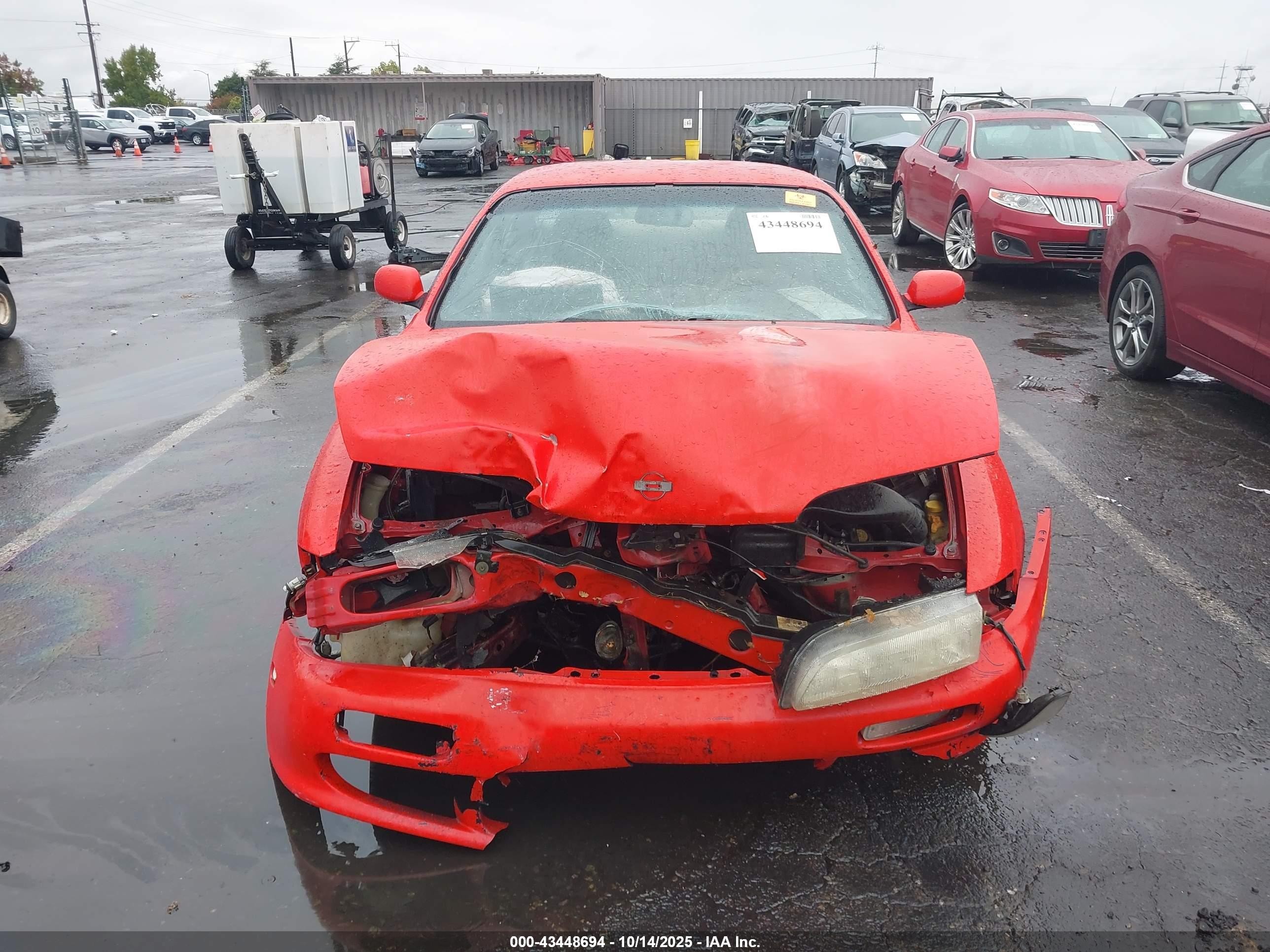 1995 Nissan 240sx Se Красный vin: JN1AS44D6SW014247