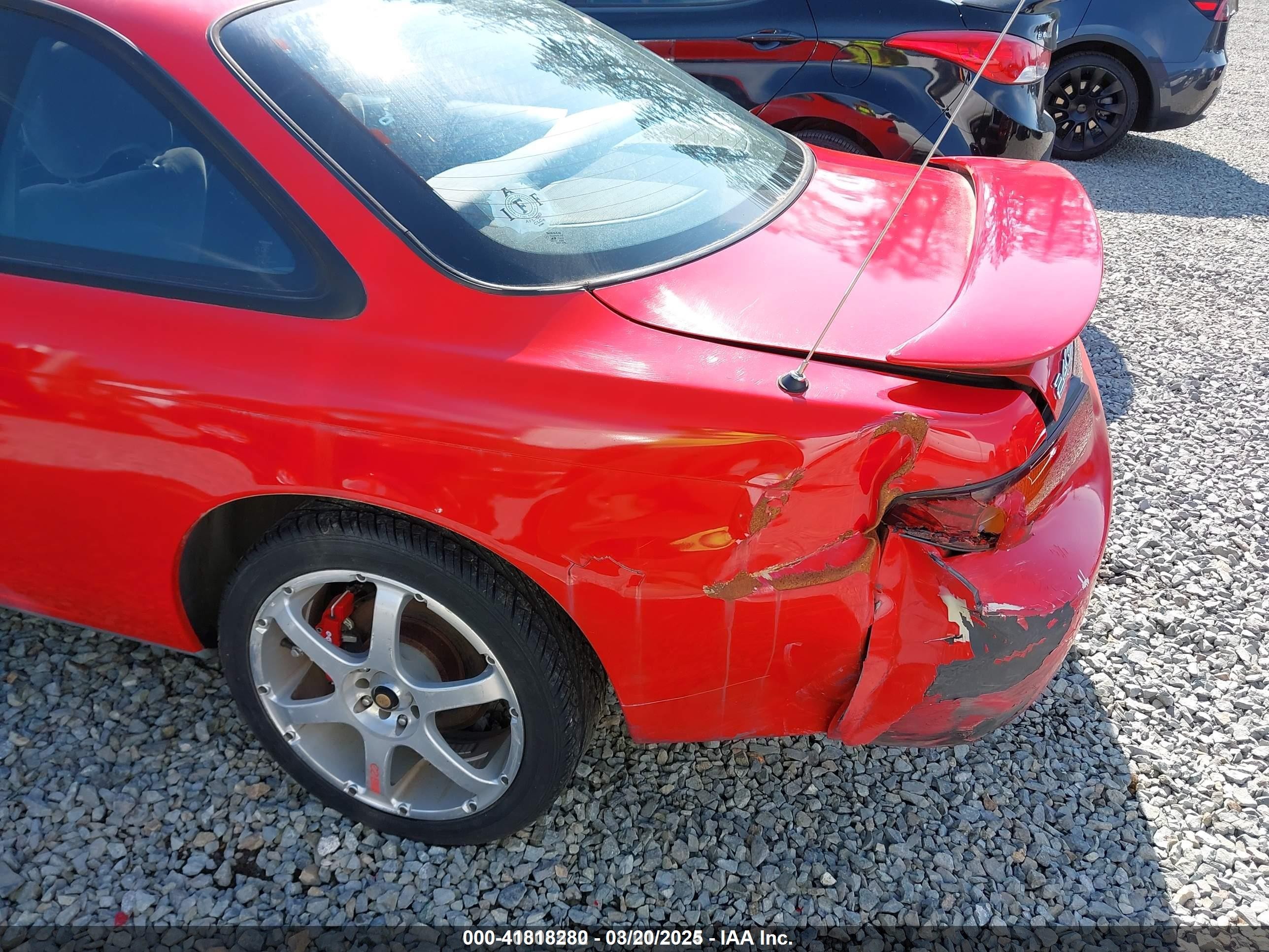 1996 Nissan 240sx Se Red vin: JN1AS44D7TW053849